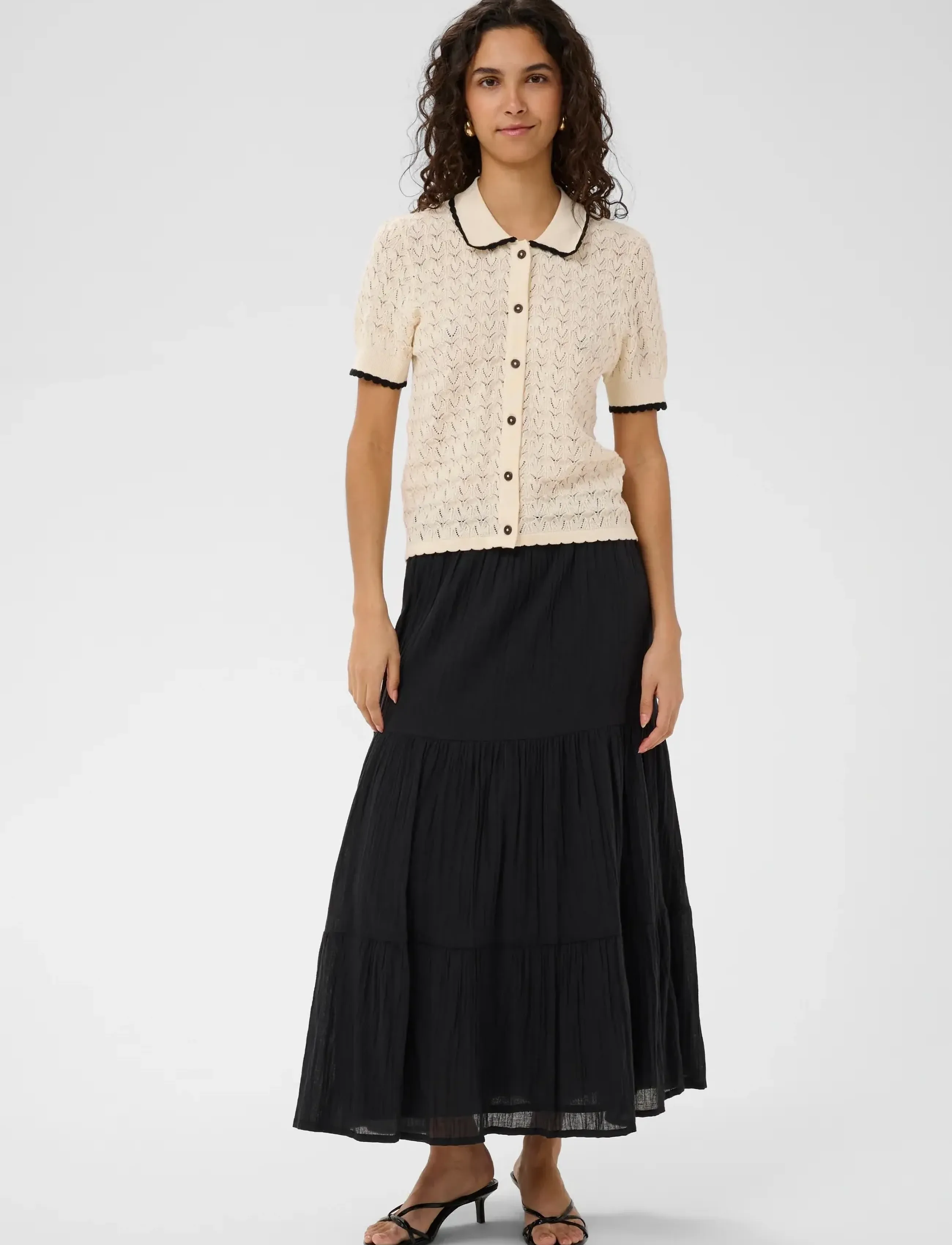 Saint Tropez - RaafaSZ Skirt - maksiseelikud - black - 0