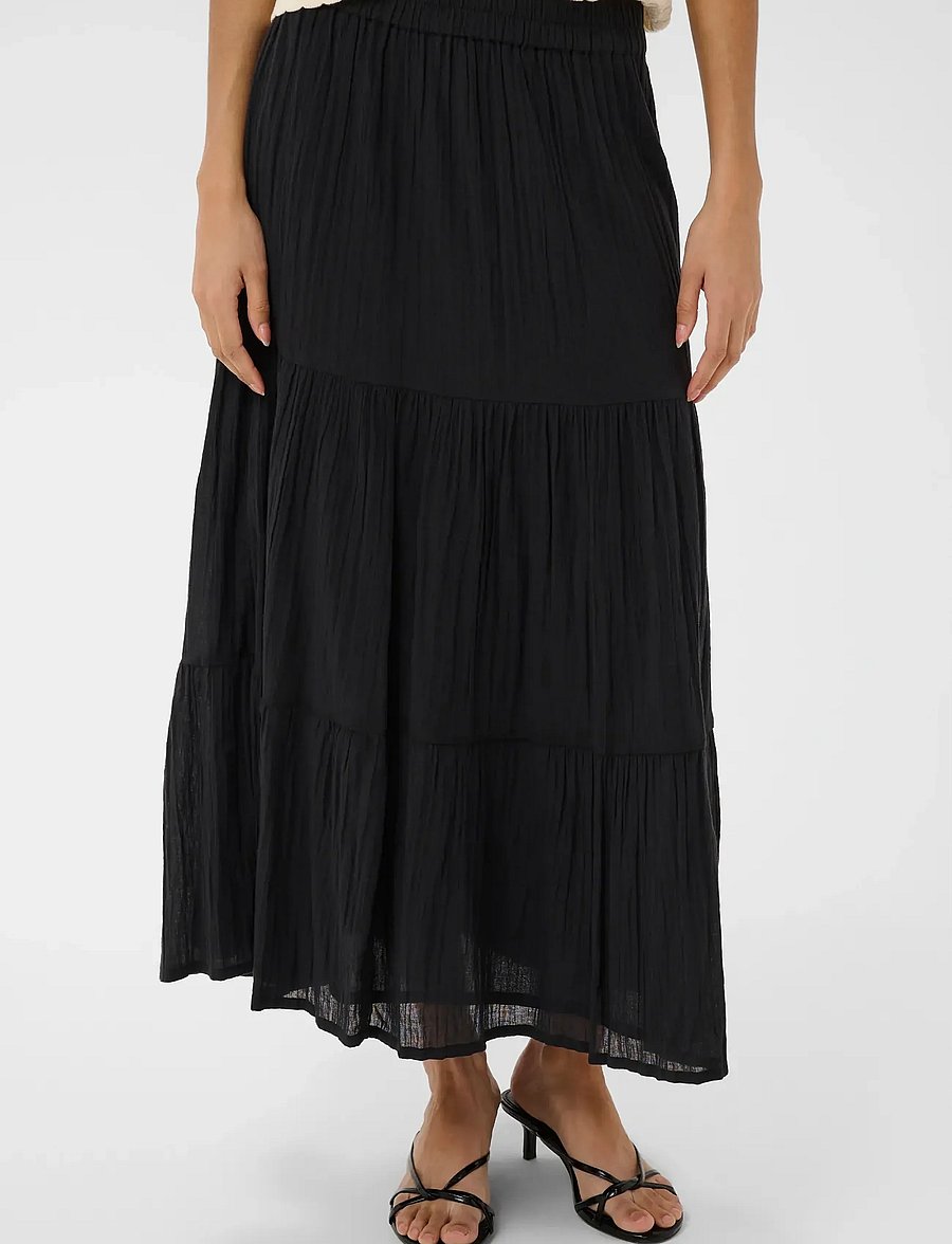 Saint Tropez - RaafaSZ Skirt - maksiseelikud - black - 3