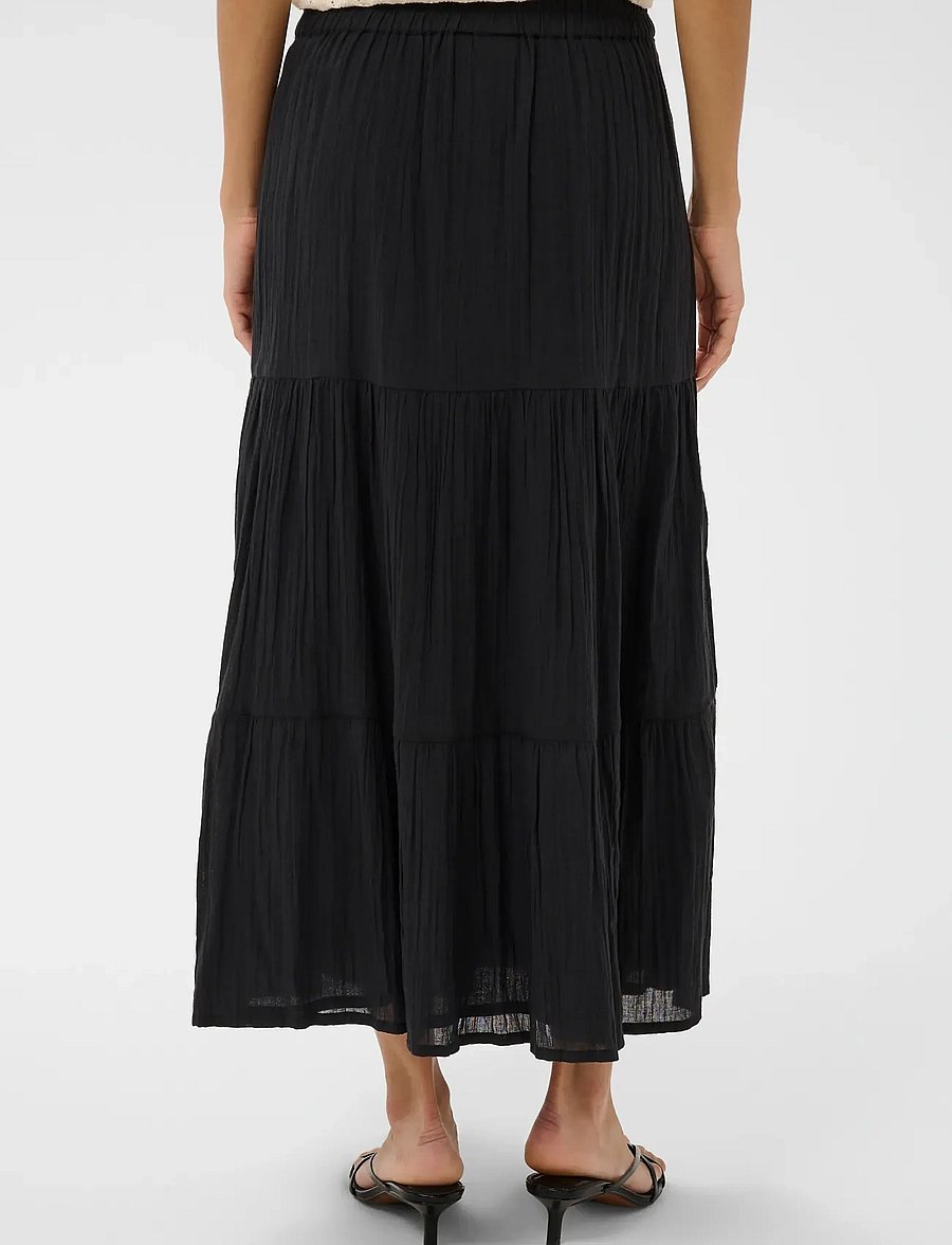 Saint Tropez - RaafaSZ Skirt - maksiseelikud - black - 4