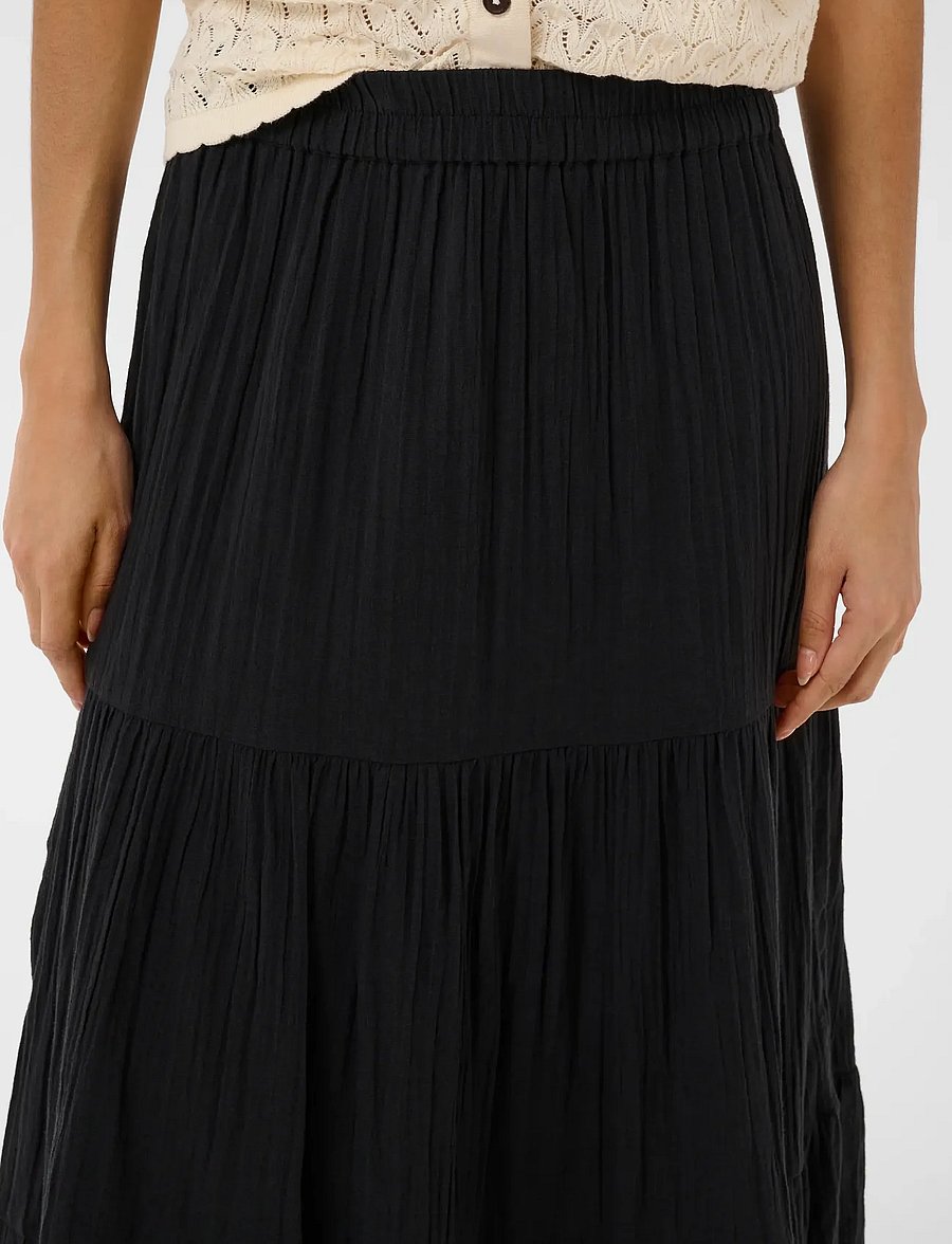 Saint Tropez - RaafaSZ Skirt - maksiseelikud - black - 5