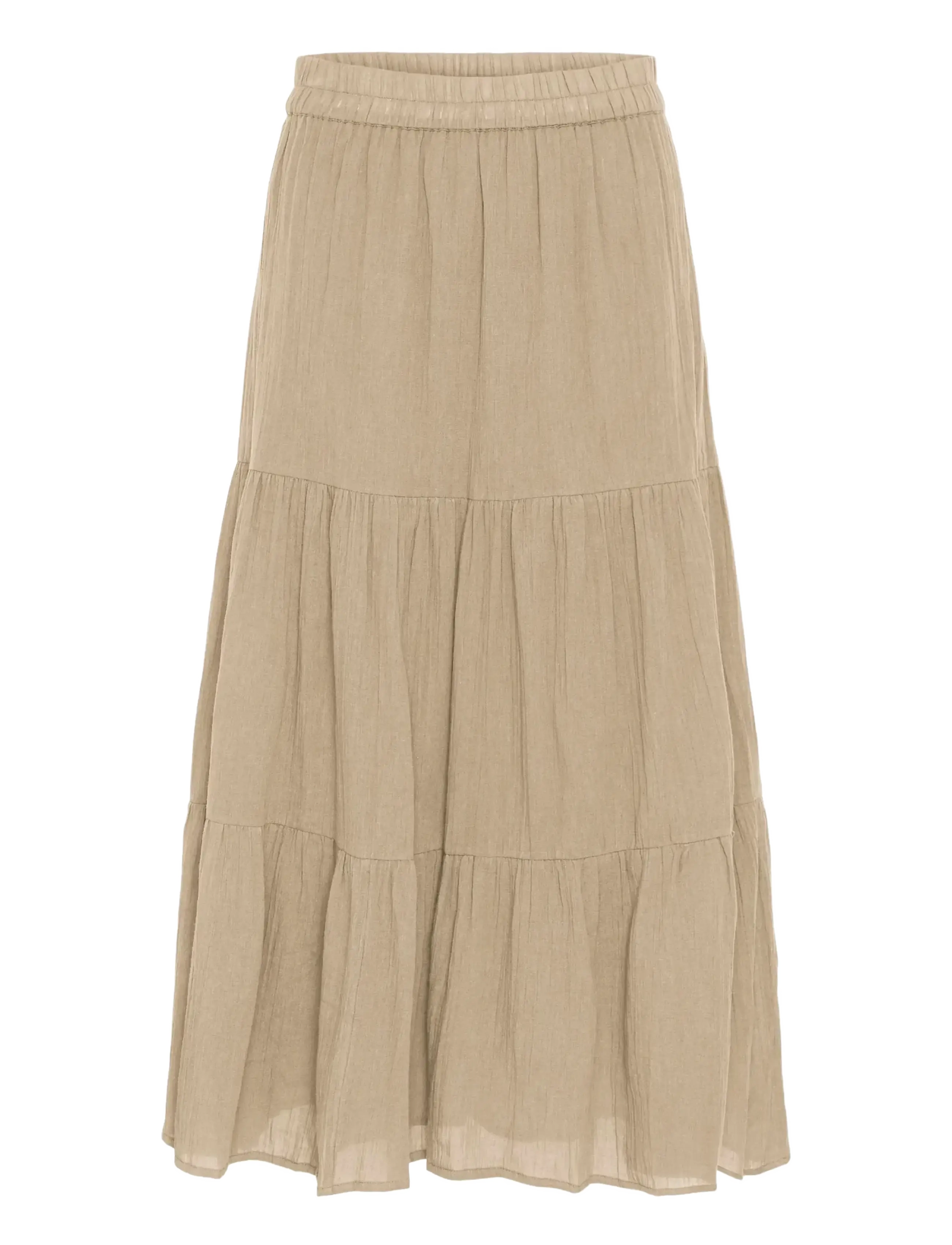 Saint Tropez RaafaSZ Skirt - Maxi nederdele - SAVANNAH TAN / beige
