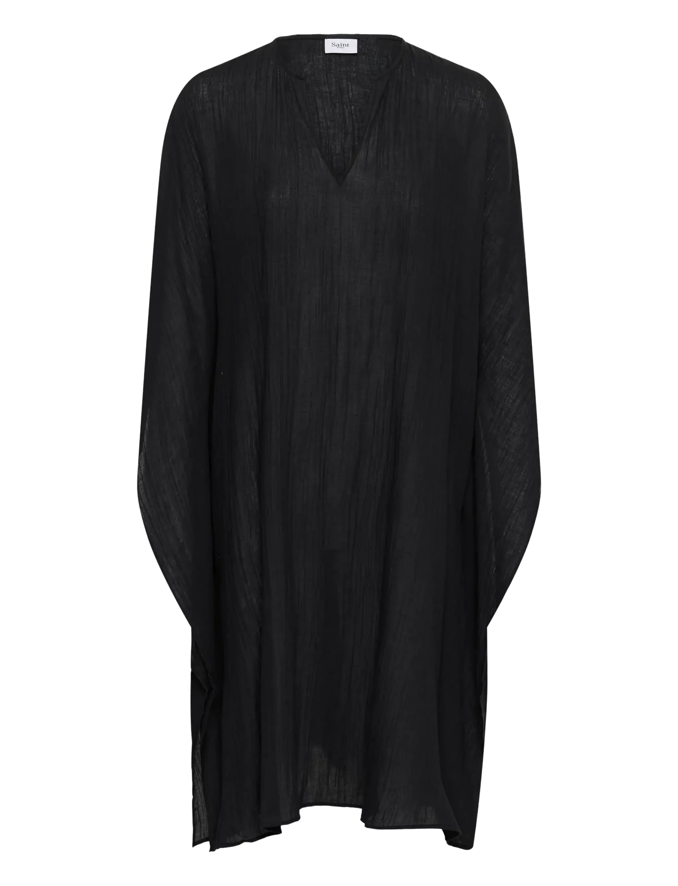 SAINT TROPEZ Raafasz Kaftan Schwarz - S/M - Damen