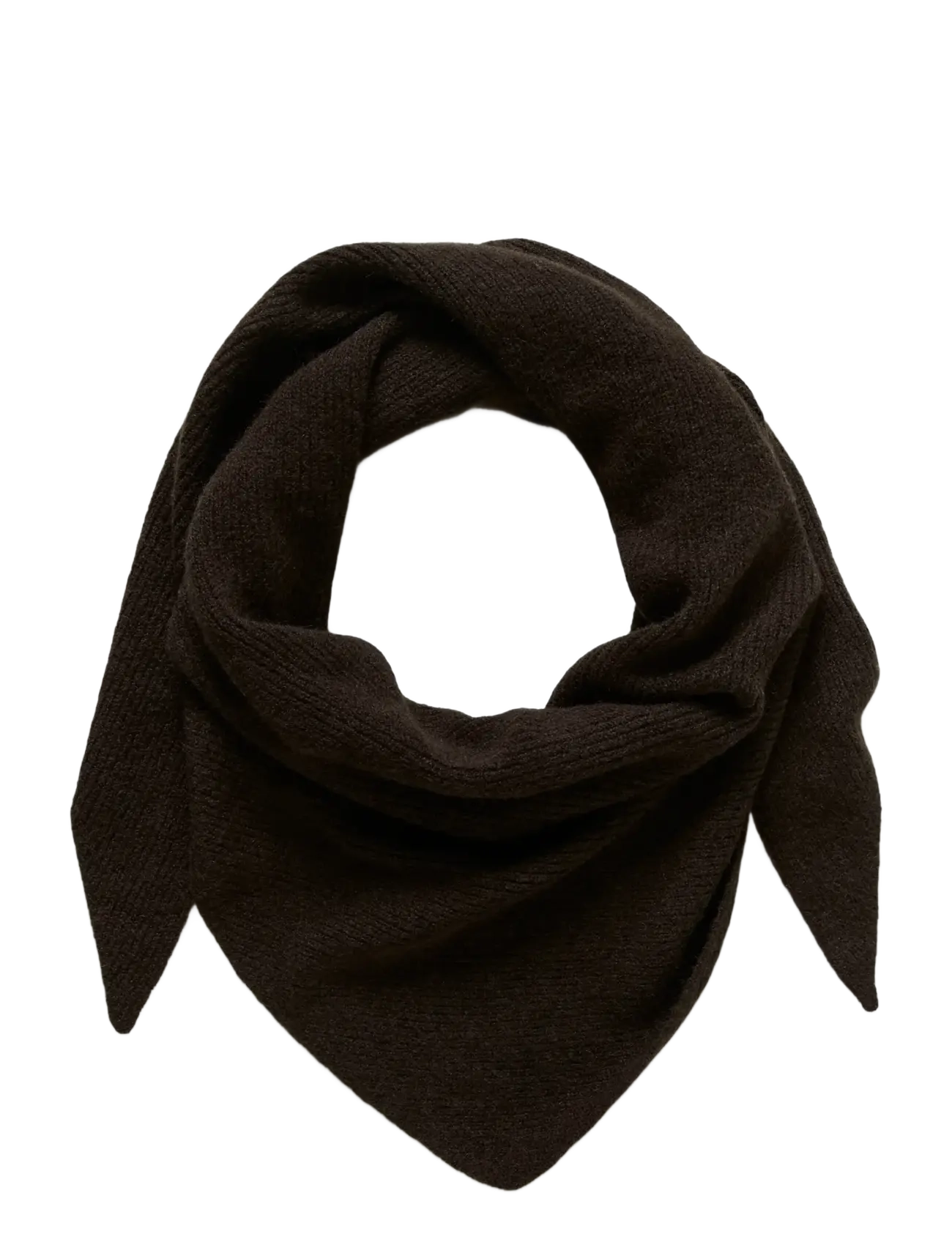 Saint Tropez AlulluSZ Scarf - Kollektioner - CHOCOLATE BROWN MELANGE / brown