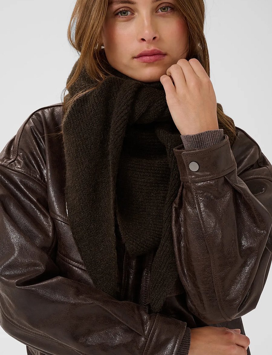 Saint Tropez - AlulluSZ Scarf - sjalar - chocolate brown melange - 4
