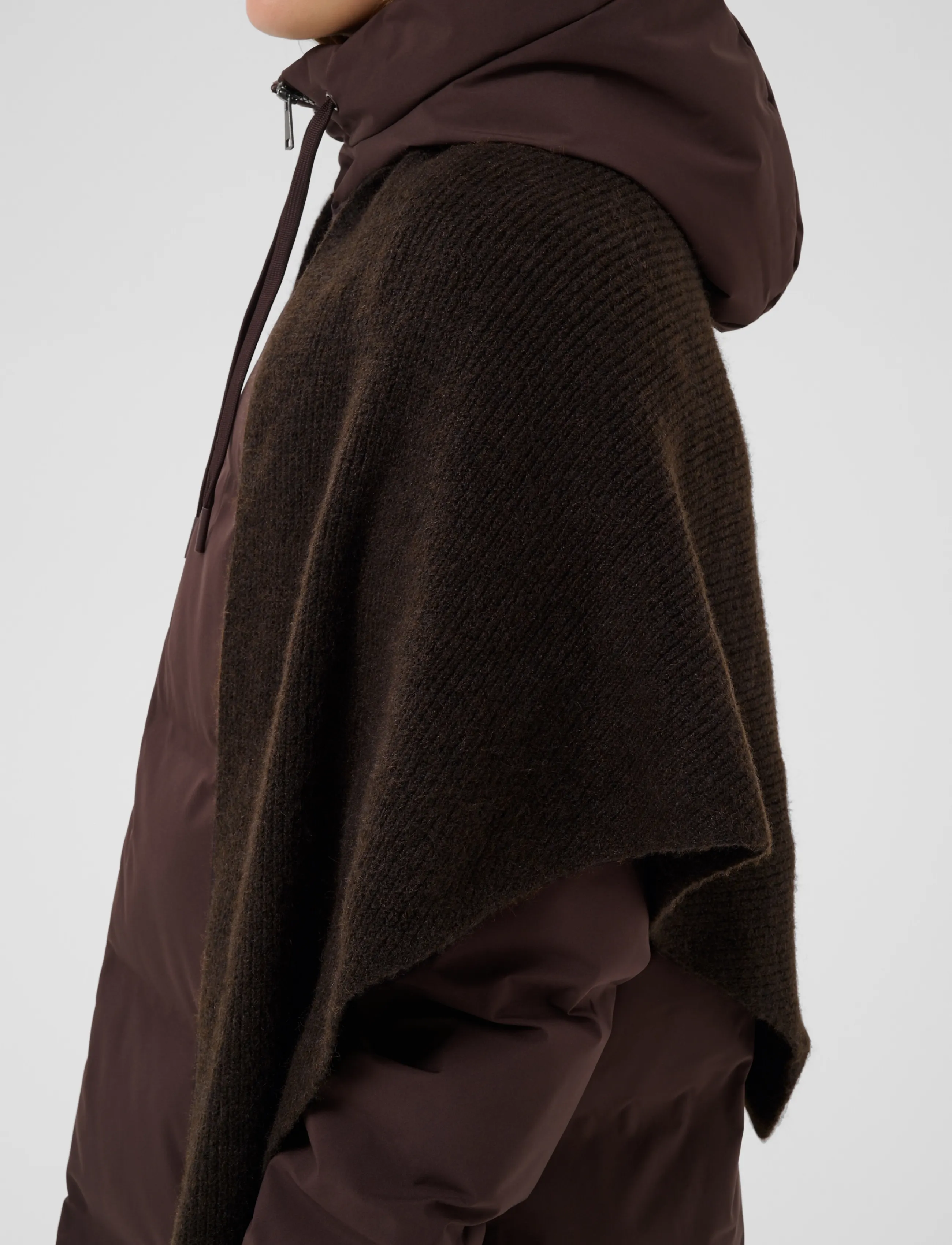 Saint Tropez - AlulluSZ Scarf - sjalar - chocolate brown melange - 5