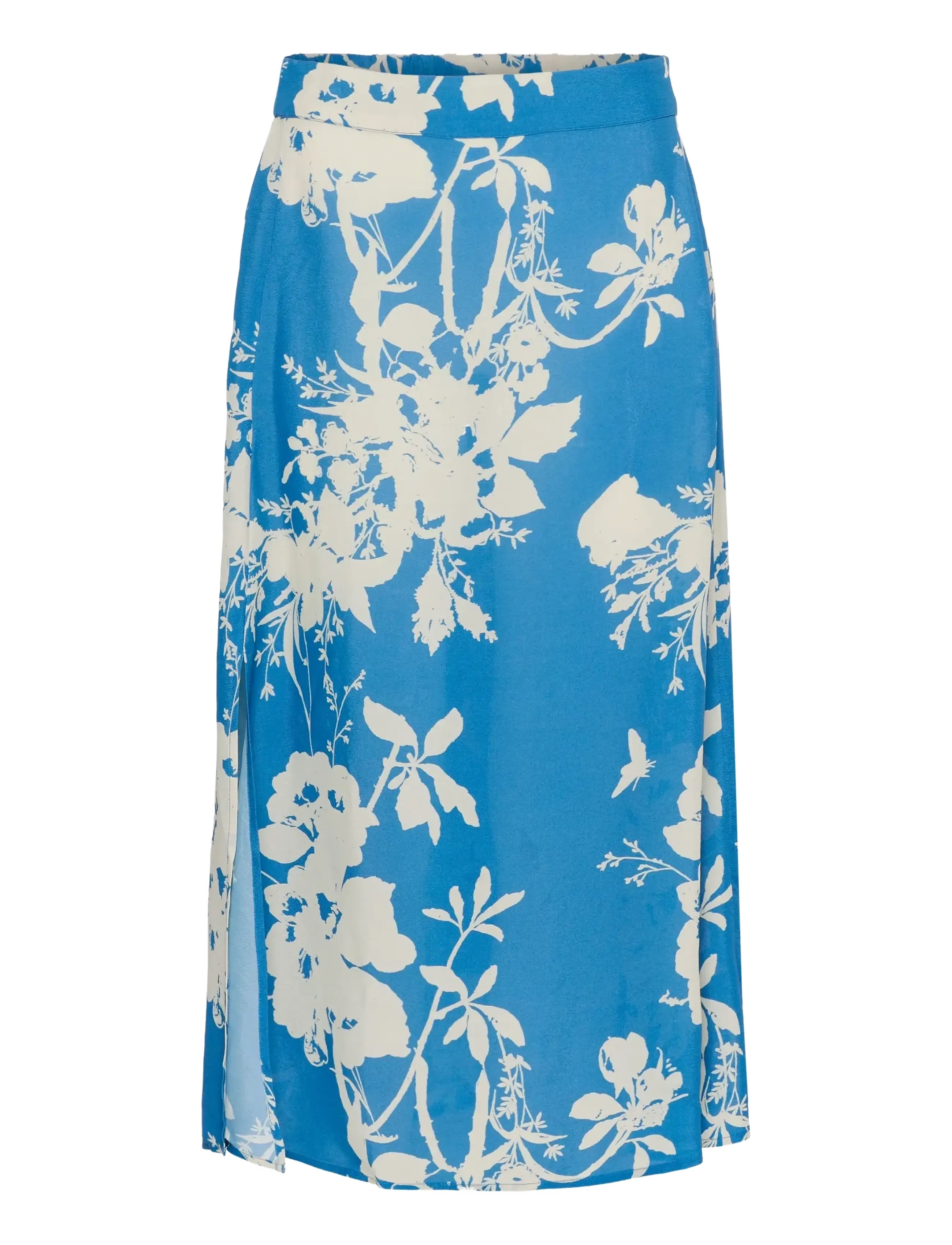 Saint Tropez PollyanaSZ Skirt - Tøj - VALLARTA BLUE FLOWER BOUQUET / blue