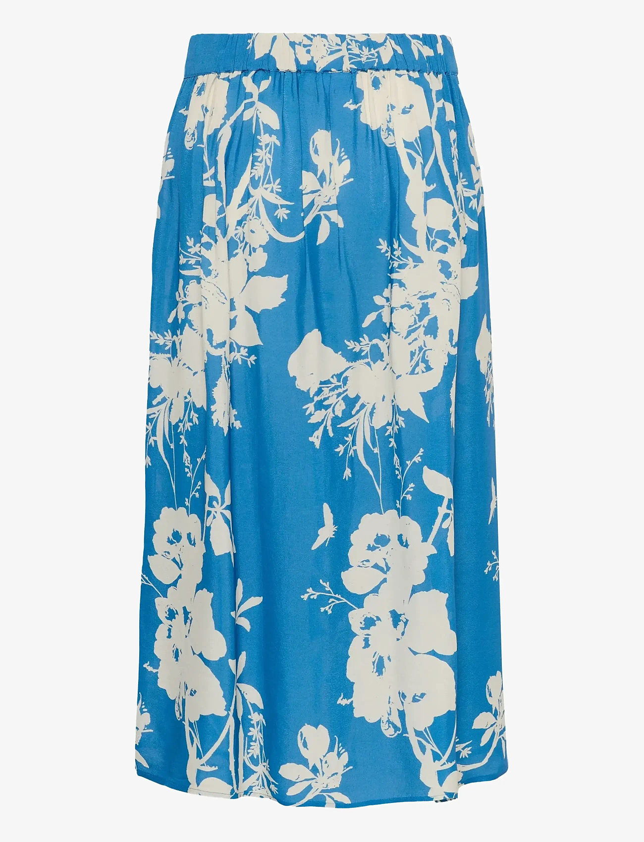 Saint Tropez - PollyanaSZ Skirt - vallarta blue flower bouquet - 2