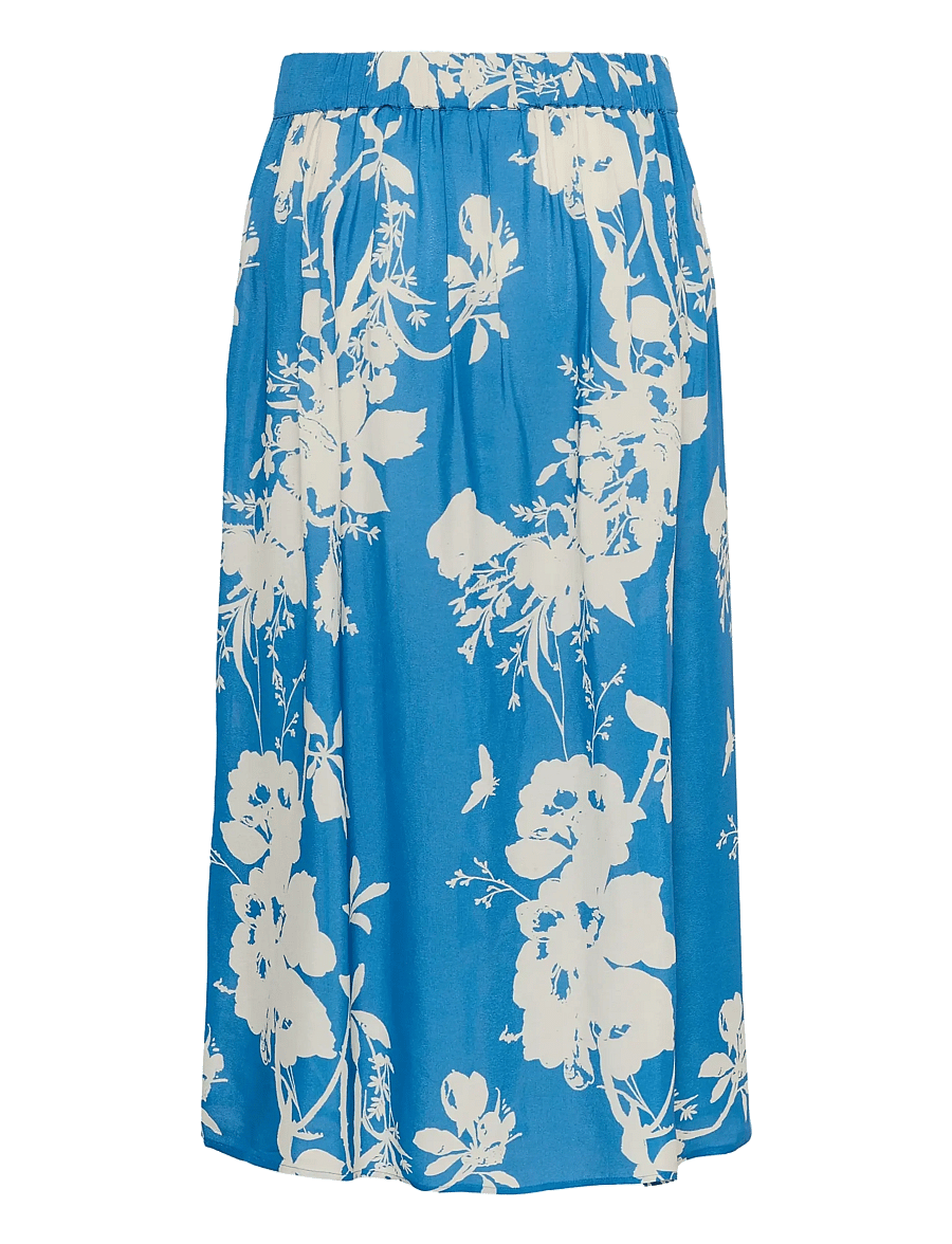 Saint Tropez - PollyanaSZ Skirt - midiseelikud - vallarta blue flower bouquet - 2