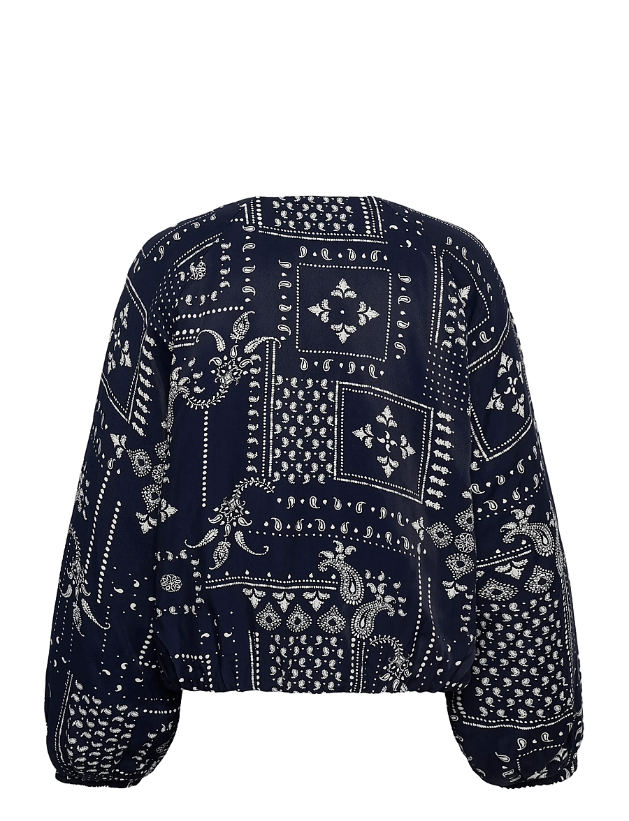 Saint Tropez - StephanieSZ Bomber Jacket - frühlingsjacken - nightsky paisley mosaic - 2
