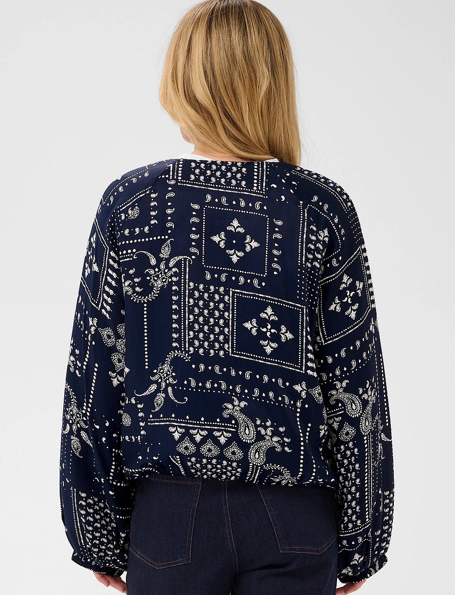 Saint Tropez - StephanieSZ Bomber Jacket - frühlingsjacken - nightsky paisley mosaic - 4