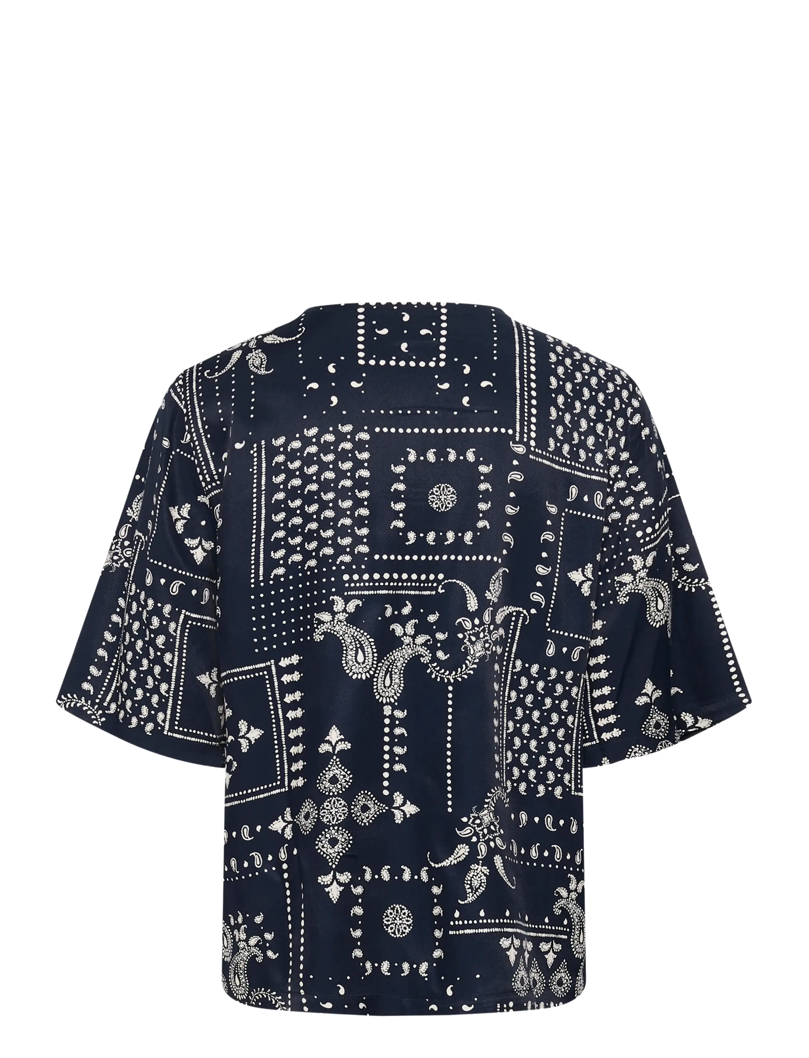Saint Tropez - StephanieSZ Blouse - kurzärmelige blusen - nightsky paisley mosaic - 2