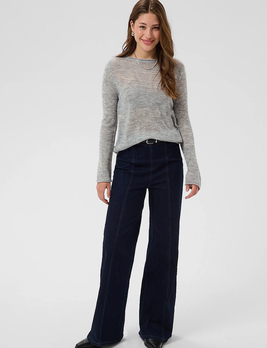 Saint Tropez - SabbaraSZ Boatneck Pullover - pullover - mist grey melange - 3
