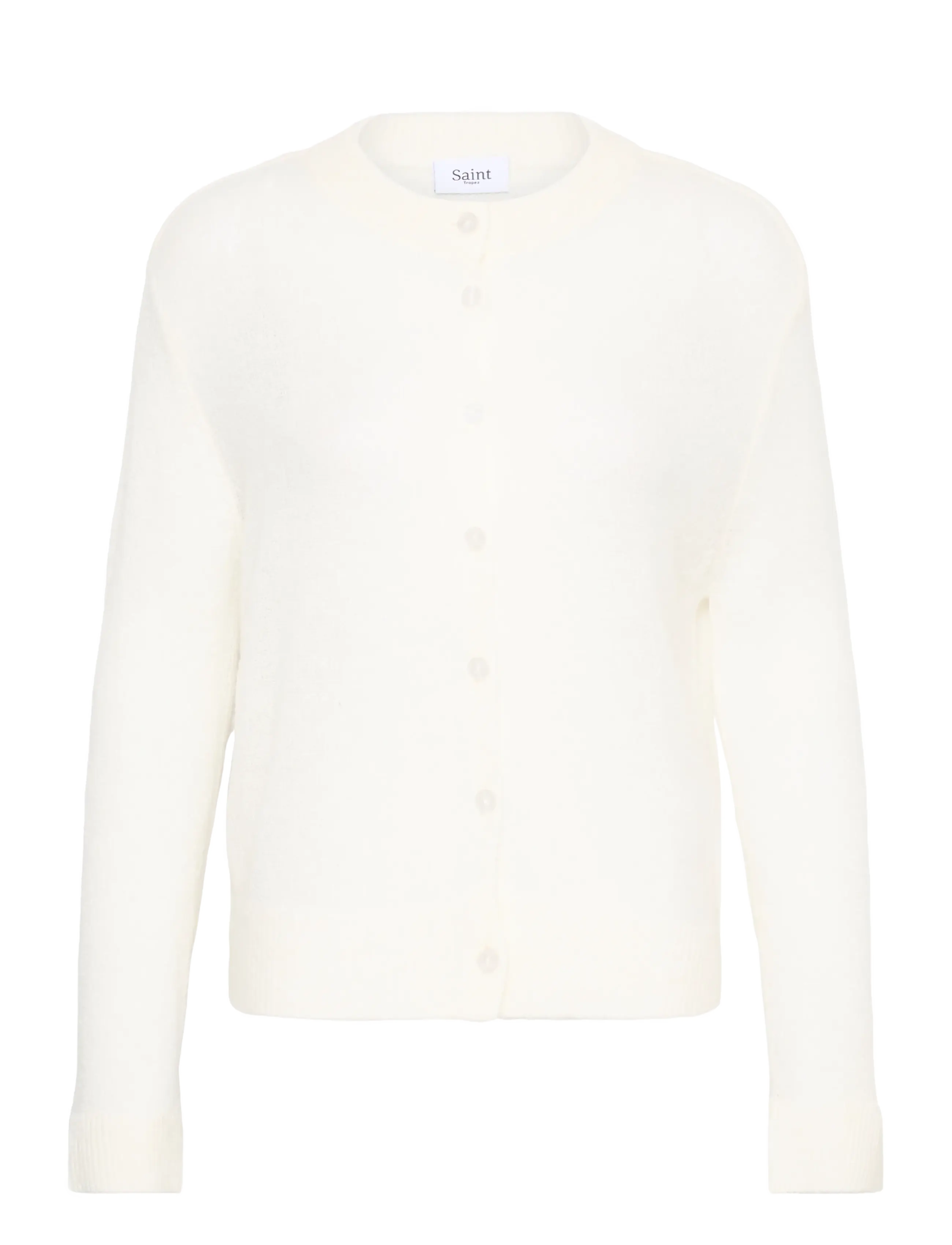 Saint Tropez SabbaraSZ Cardigan - Knitwear - ICE MELANGE / cream