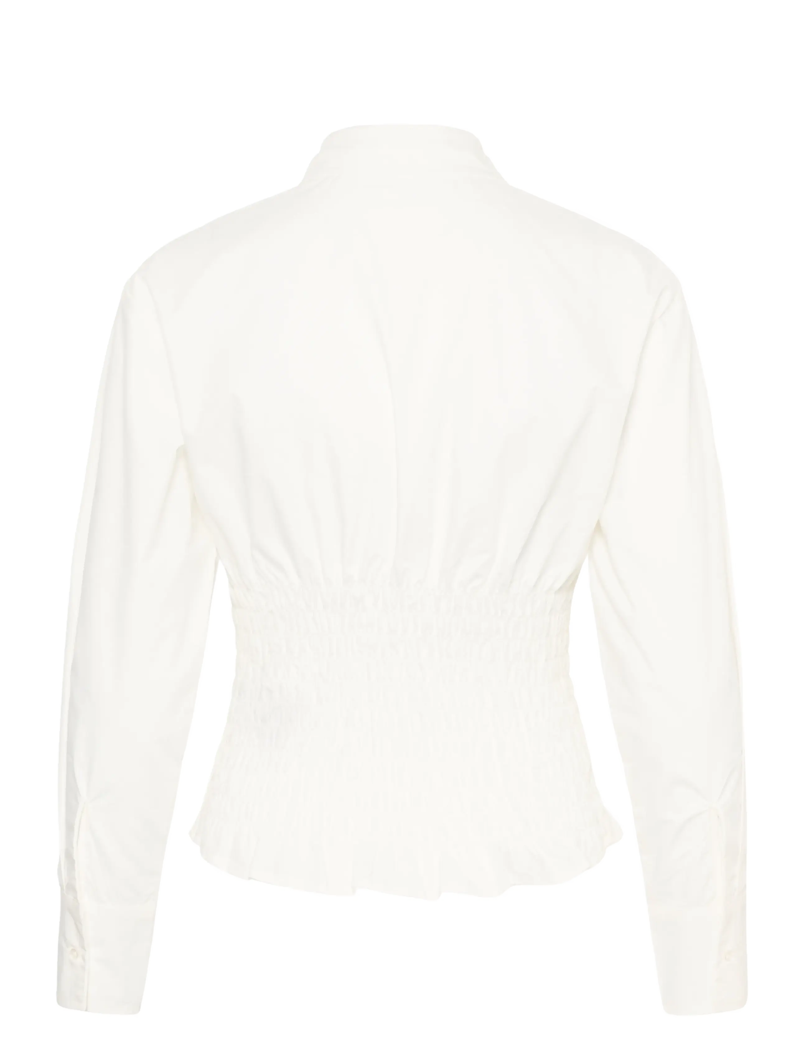 Saint Tropez - NaciaSZ Shirt - pitkähihaiset kauluspaidat - bright white - 2