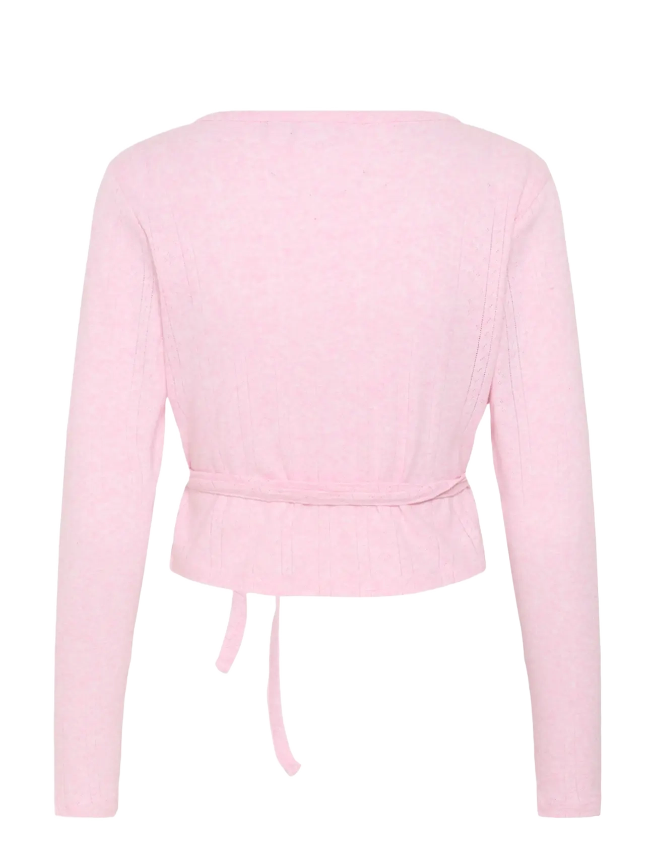 Saint Tropez - GruSZ Wrap Cardigan - crop tops - tender touch melange - 2
