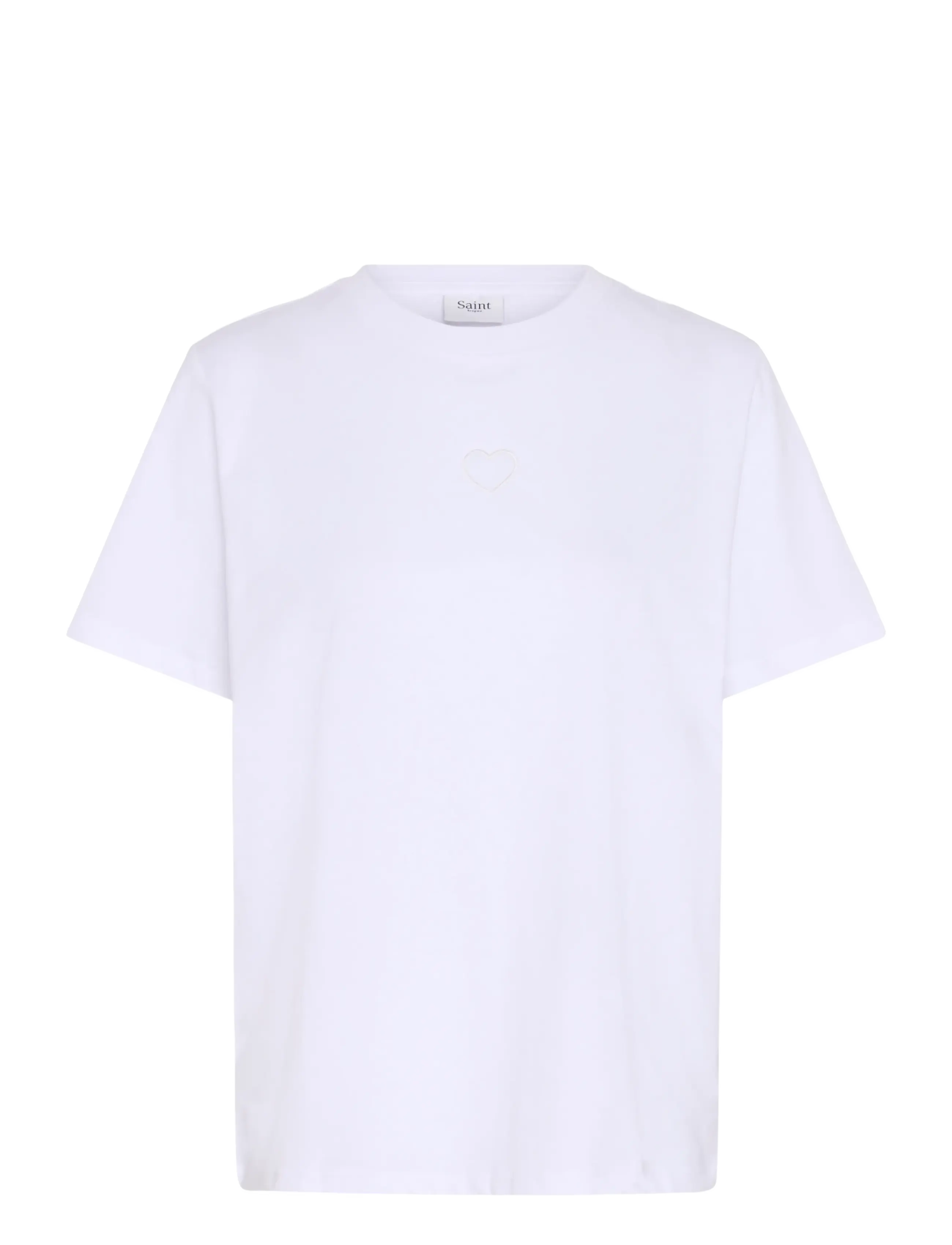 Saint Tropez - HeartSZ T-Shirt - t-shirts - bright white - 1