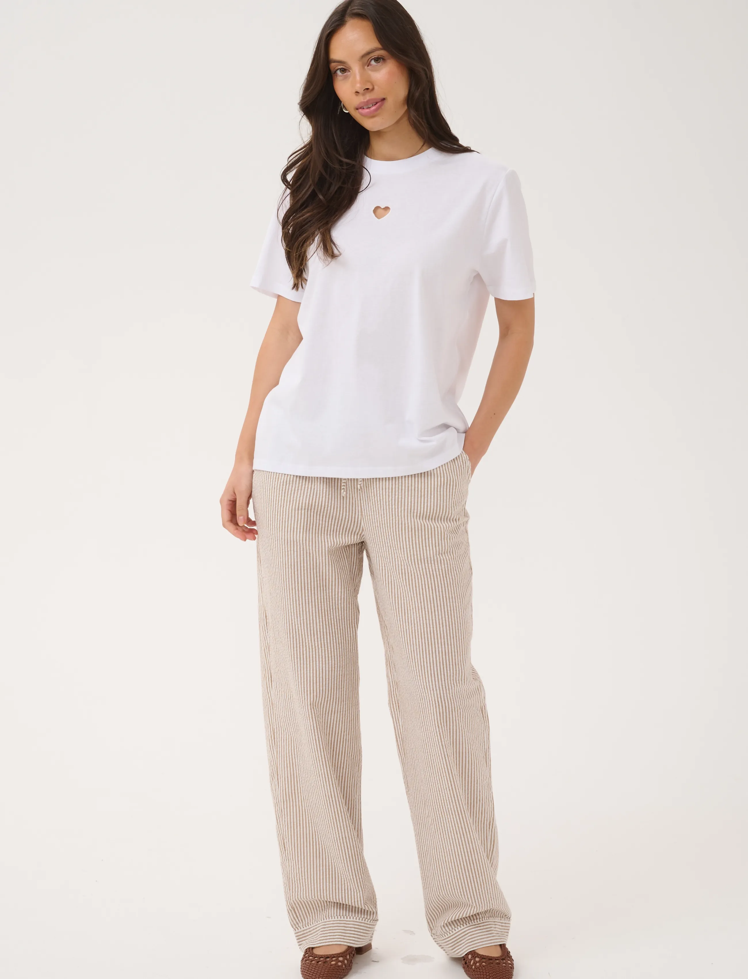 Saint Tropez - HeartSZ T-Shirt - t-shirts - bright white - 3