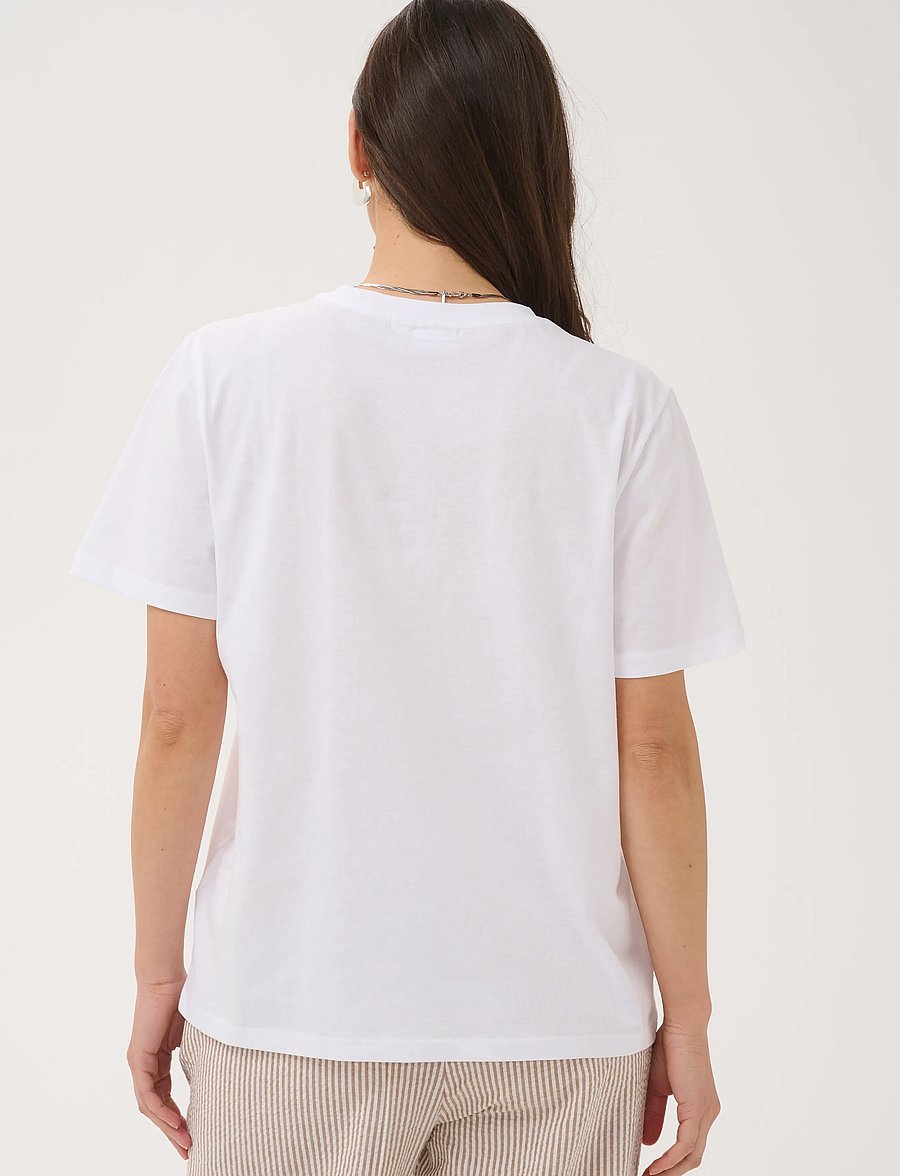 Saint Tropez - HeartSZ T-Shirt - t-shirts - bright white - 4