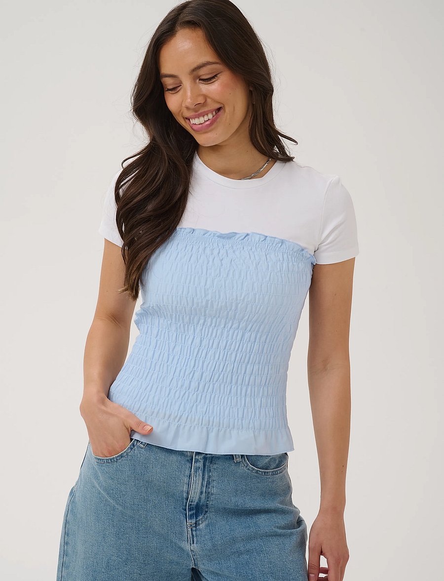 Saint Tropez - NaciaSZ Tubetop - crop tops - cerulean - 0