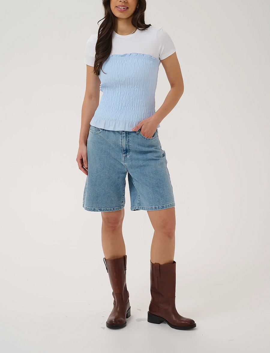 Saint Tropez - NaciaSZ Tubetop - crop tops - cerulean - 3