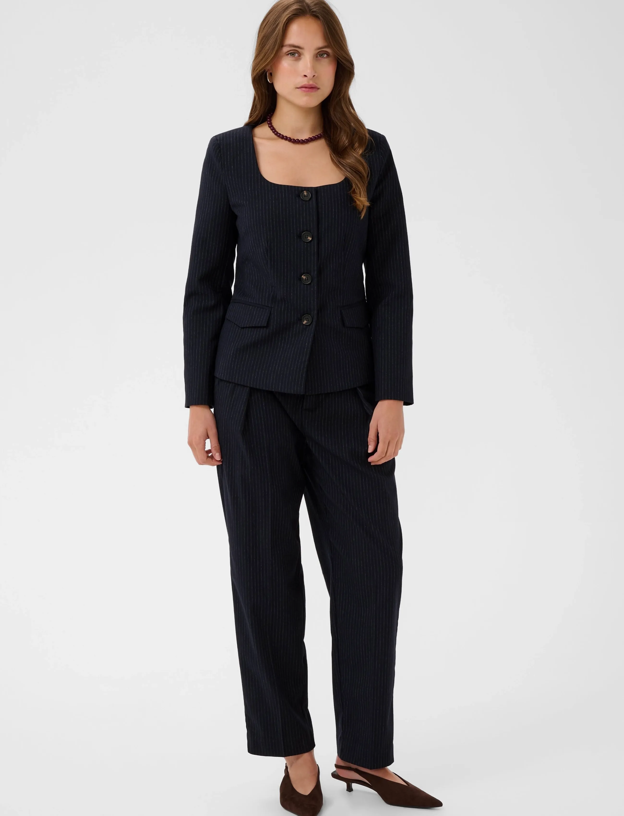 Saint Tropez - TylerSZ Jacket - einreihige blazer - nightsky pinstripe - 0