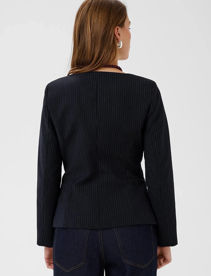 Saint Tropez - TylerSZ Jacket - einreihige blazer - nightsky pinstripe - 4