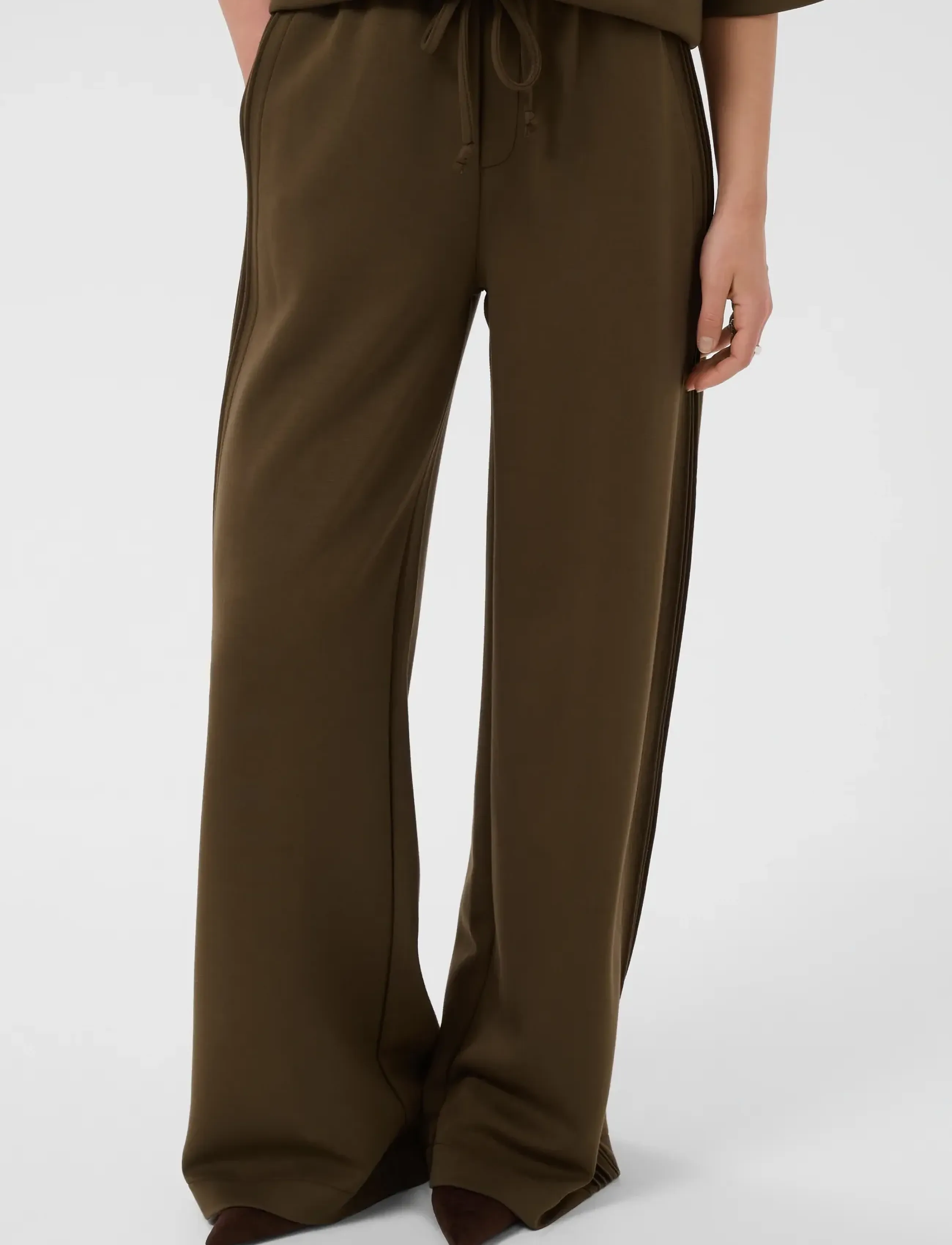 Saint Tropez TheoSZ Pant - Rette bukser - DARK EARTH / brown