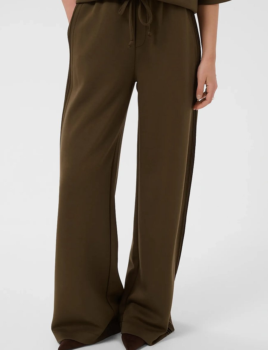 Saint Tropez - TheoSZ Pant - straight leg trousers - dark earth - 0