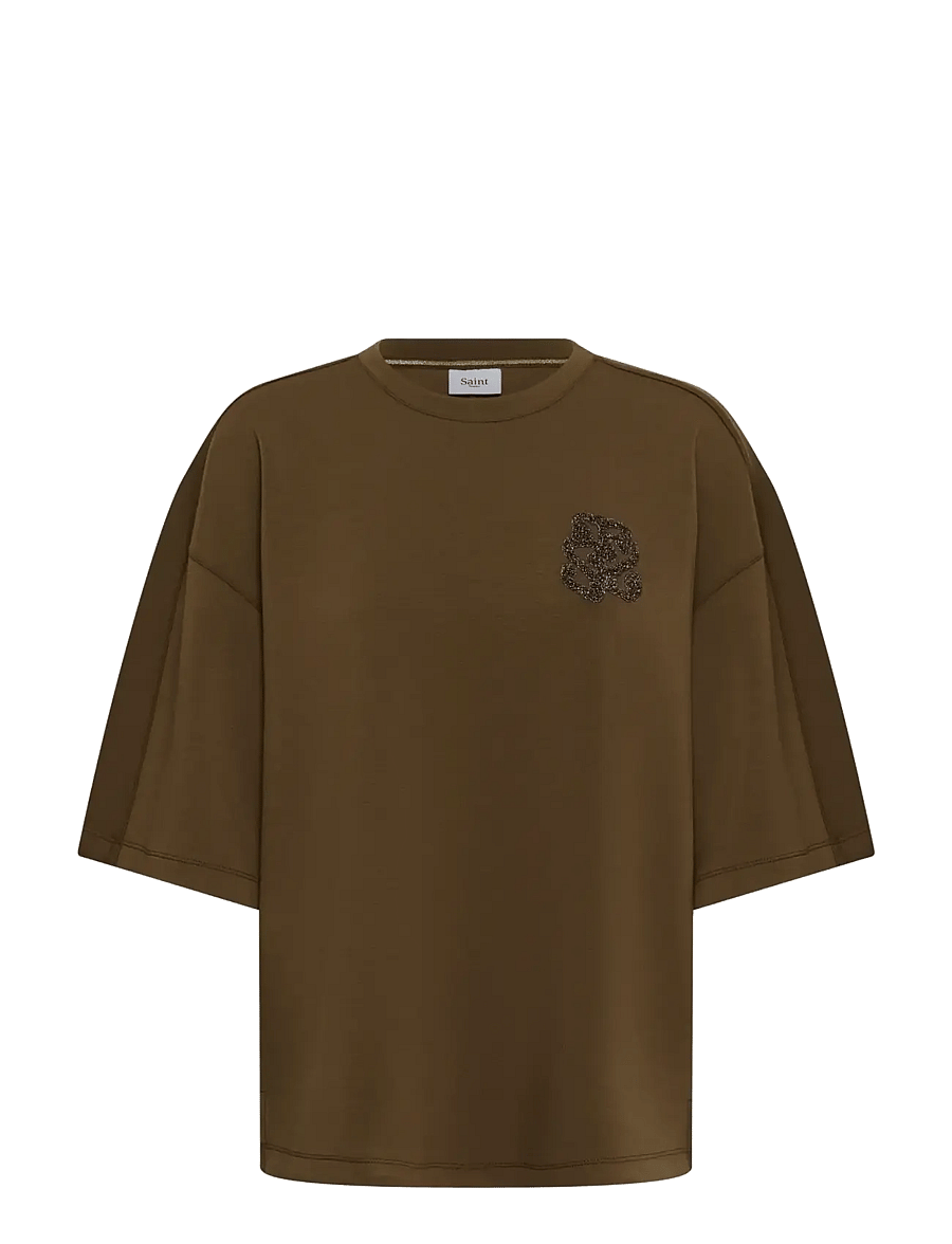 Saint Tropez - TheoSZ Sweatshirt - t-shirts - dark earth - 1