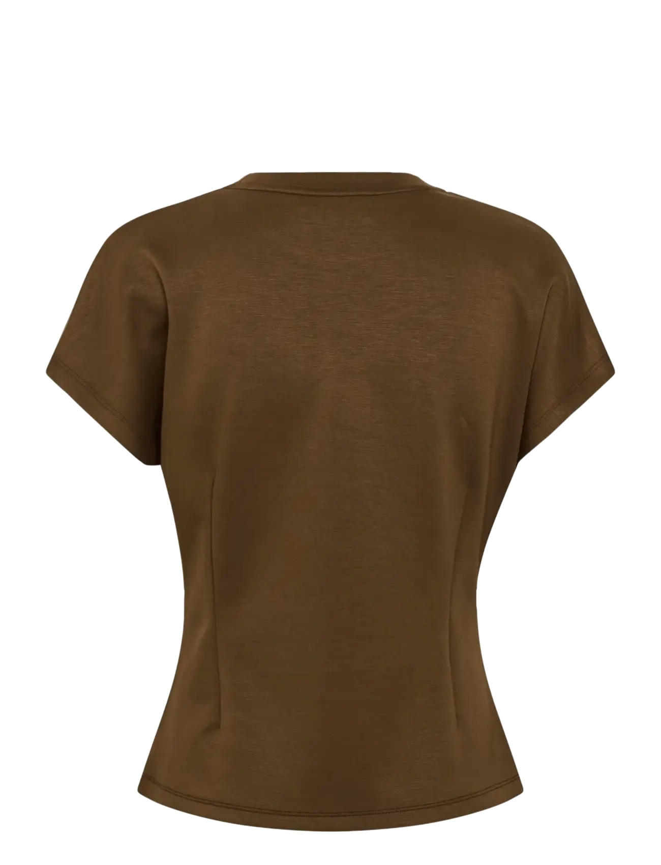 Saint Tropez - TheoSZ Blouse - kortærmede bluser - dark earth - 2