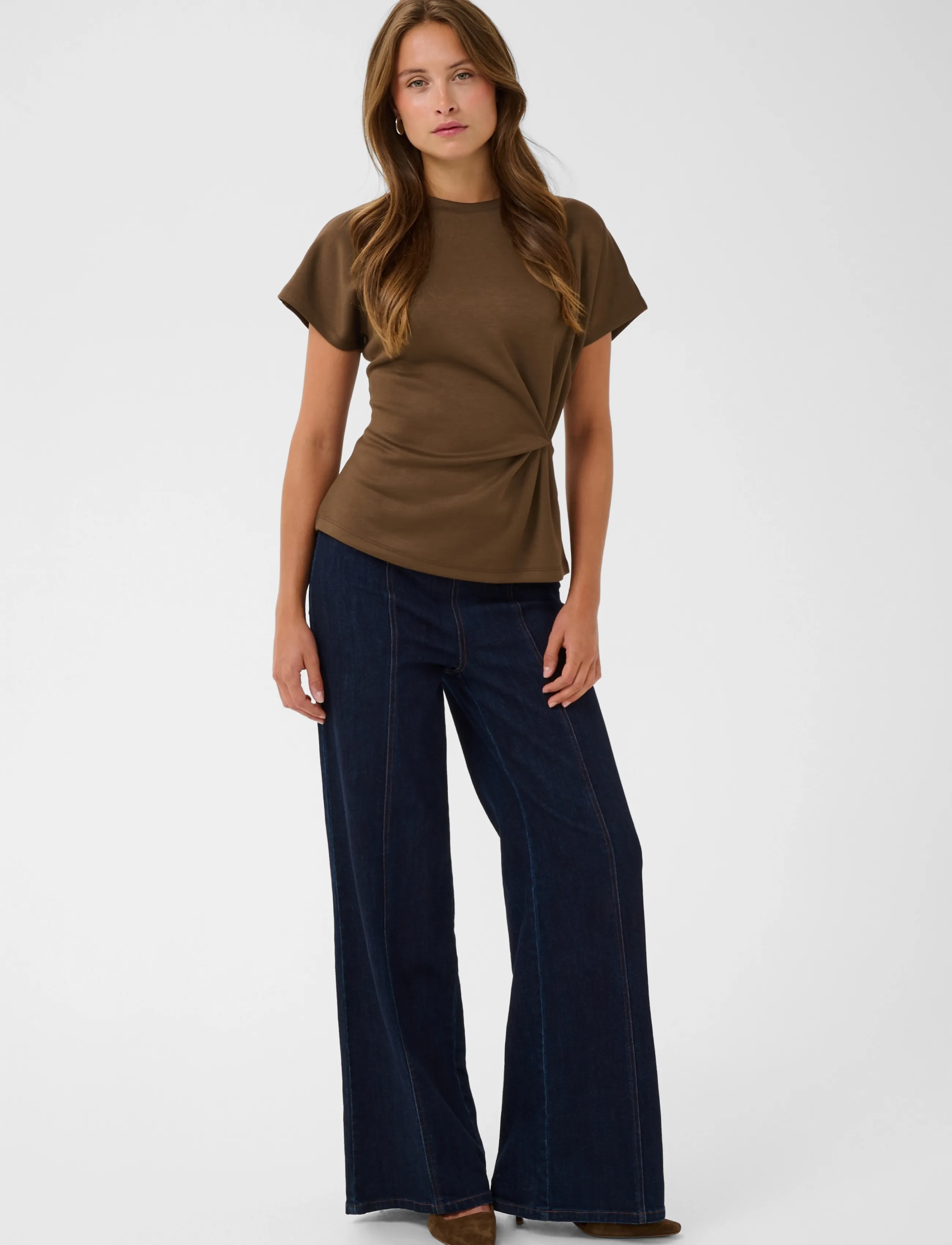 Saint Tropez TheoSZ Blouse - Bluser - DARK EARTH / brown