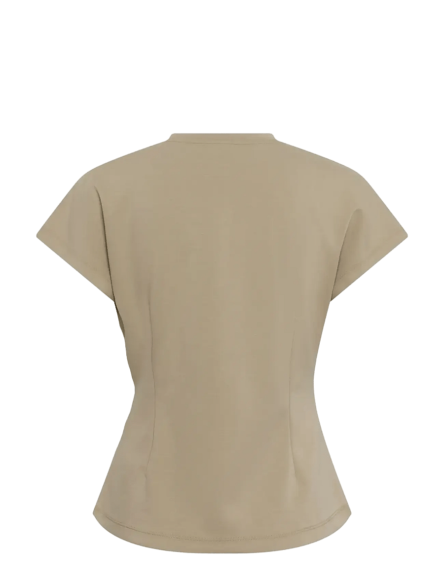 Saint Tropez - TheoSZ Blouse - kurzärmelige blusen - weathered teak - 1