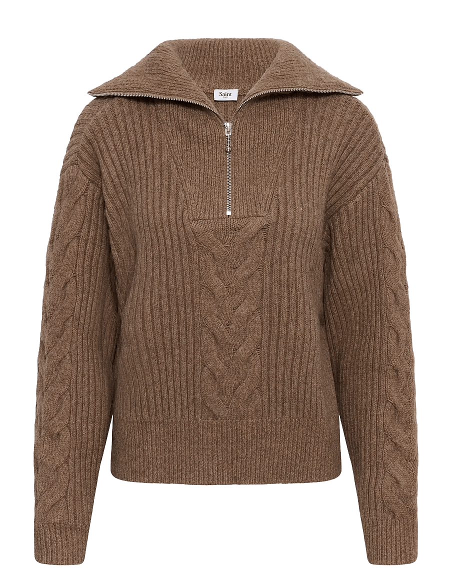 Saint Tropez - TalmaSZ Pullover - kampsunid - toasted coconut melange - 1