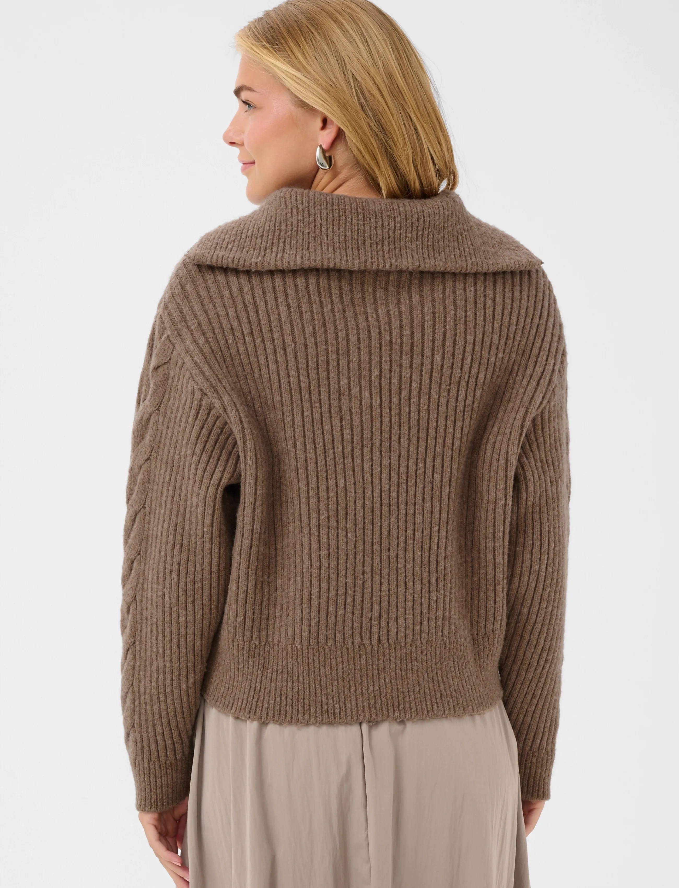Saint Tropez - TalmaSZ Pullover - kampsunid - toasted coconut melange - 3