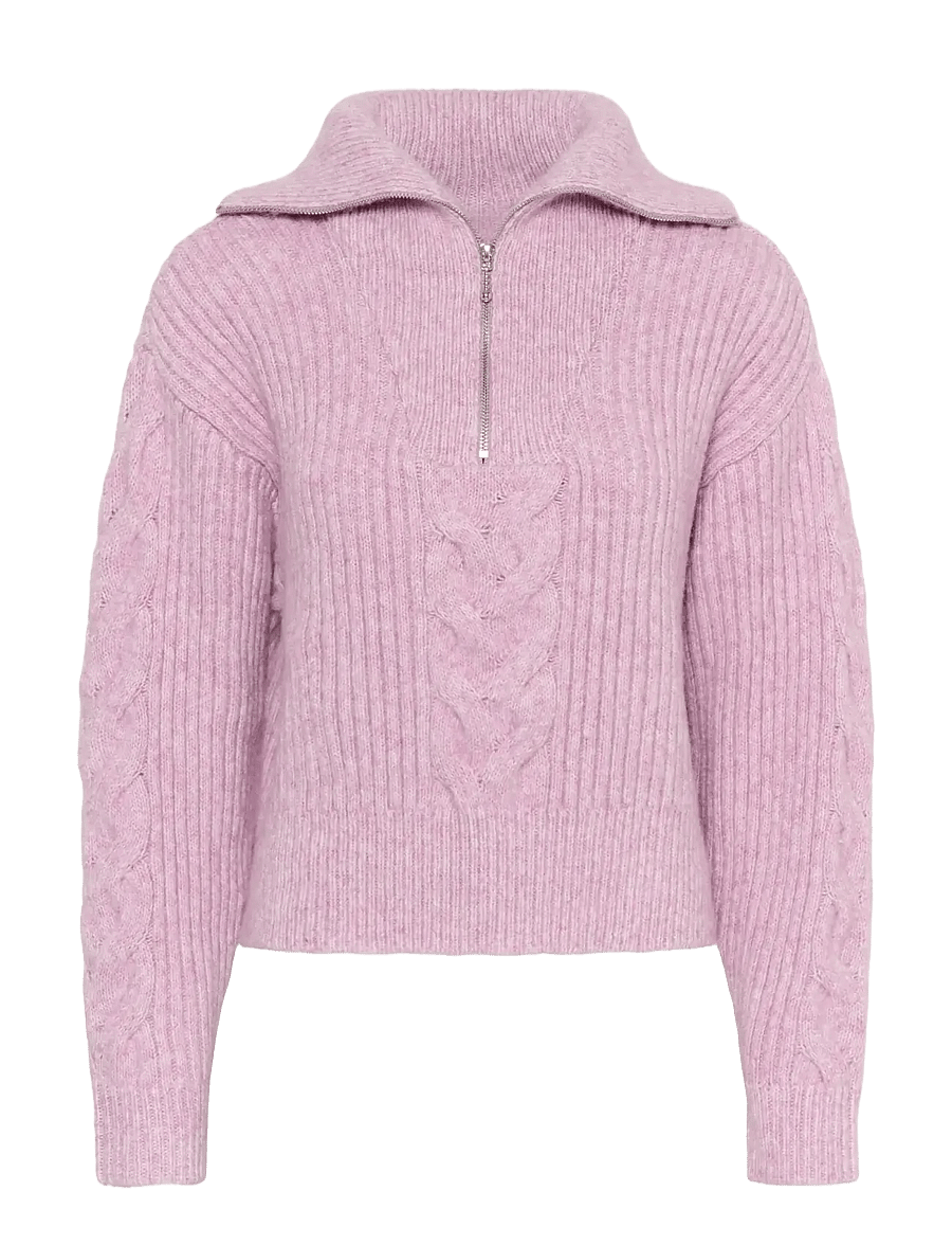Saint Tropez - TalmaSZ Pullover - striktrøjer - mauve mist melange - 1