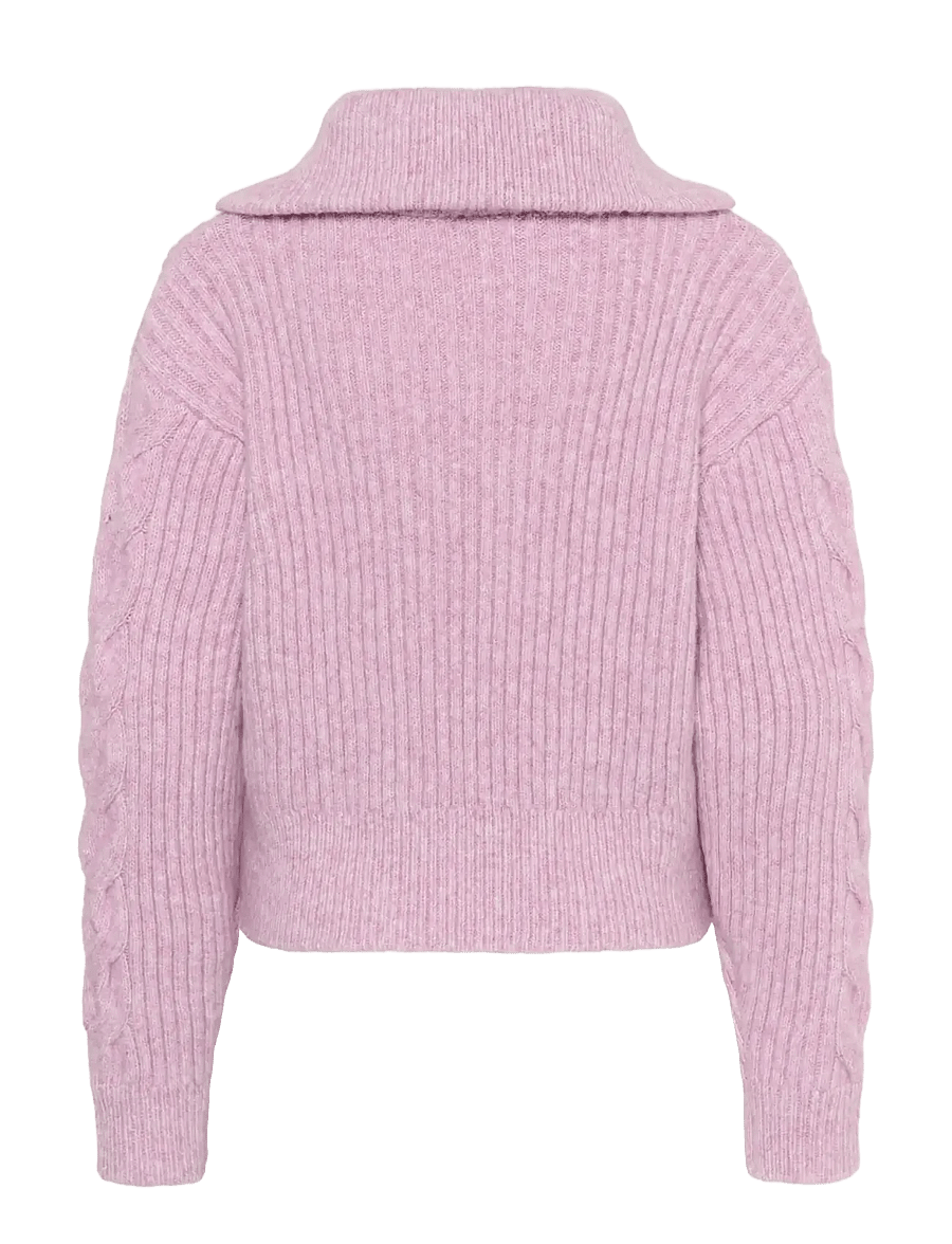 Saint Tropez - TalmaSZ Pullover - striktrøjer - mauve mist melange - 2