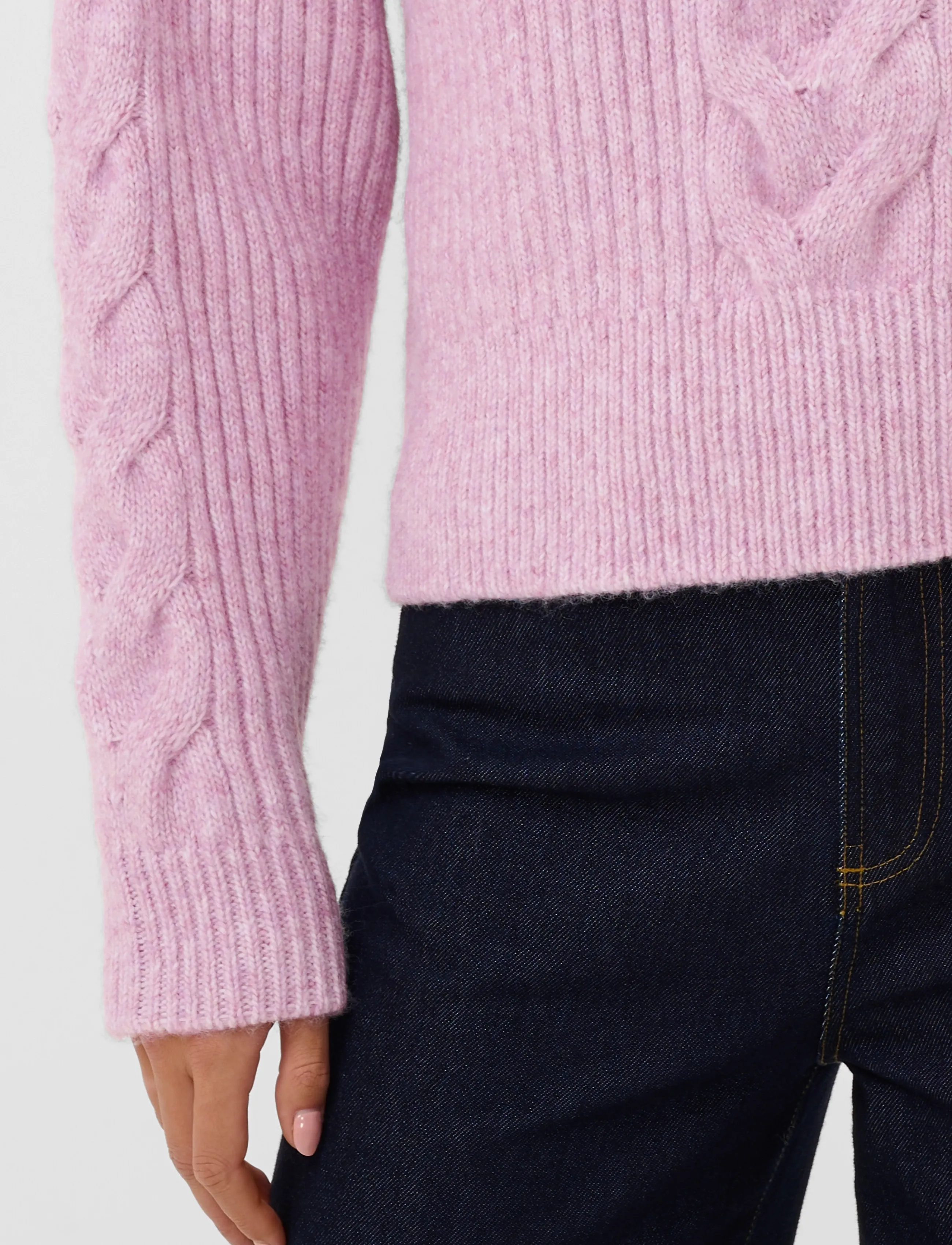 Saint Tropez - TalmaSZ Pullover - striktrøjer - mauve mist melange - 4