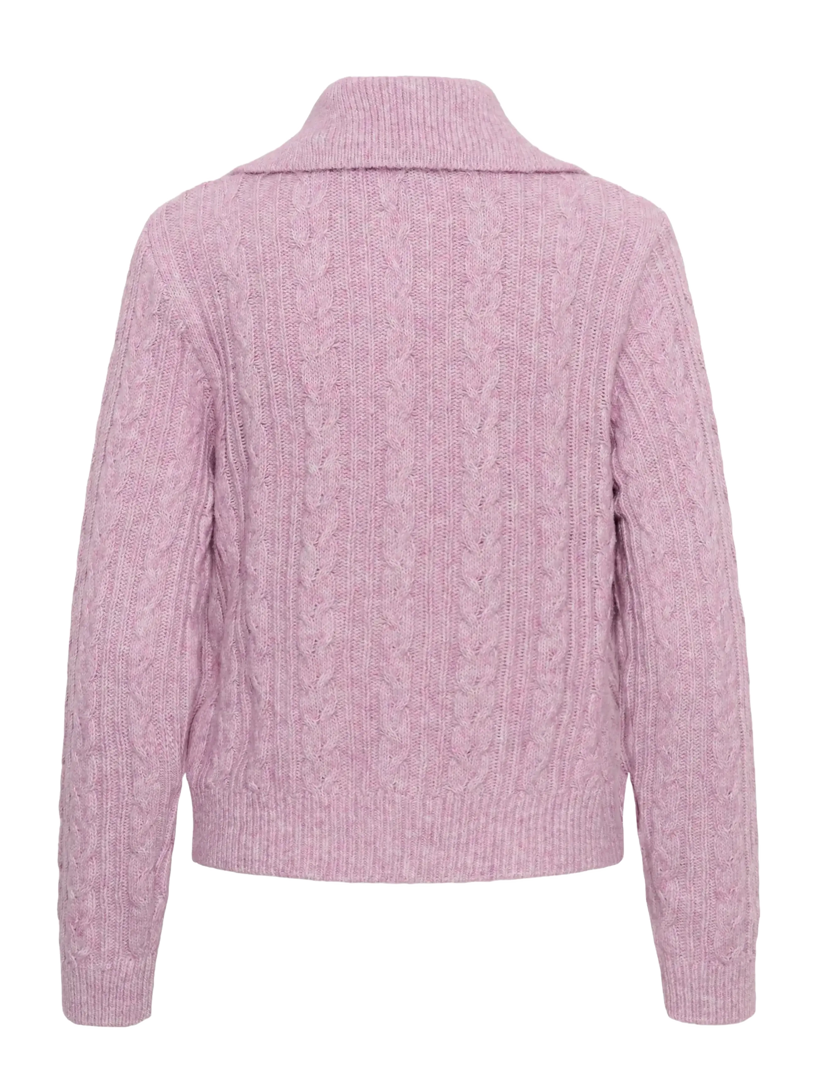 Saint Tropez - TalmaSZ Cardigan - cardigans - mauve mist melange - 2