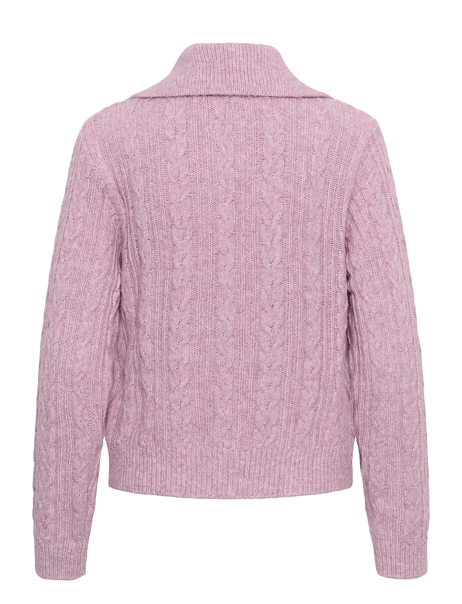 Saint Tropez - TalmaSZ Cardigan - cardigans - mauve mist melange - 2