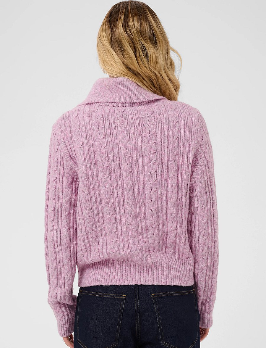 Saint Tropez - TalmaSZ Cardigan - cardigans - mauve mist melange - 3