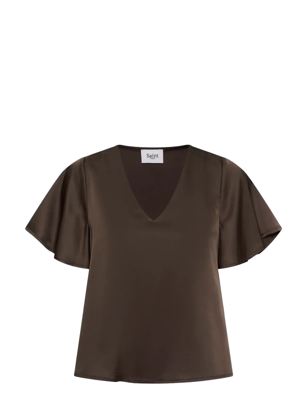 Saint Tropez - LodisaSZ SS Blouse - chocolate brown - 1