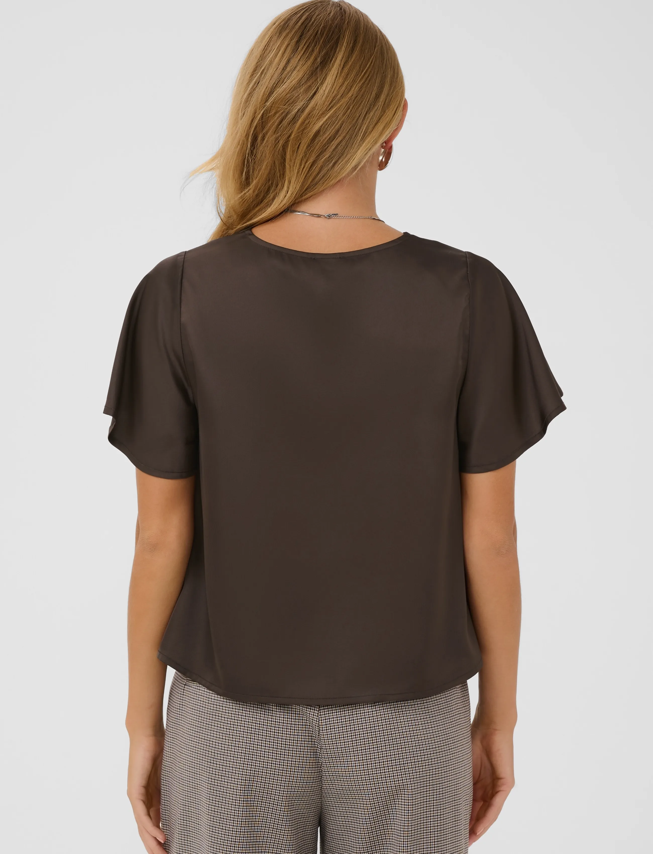 Saint Tropez - LodisaSZ SS Blouse - chocolate brown - 3