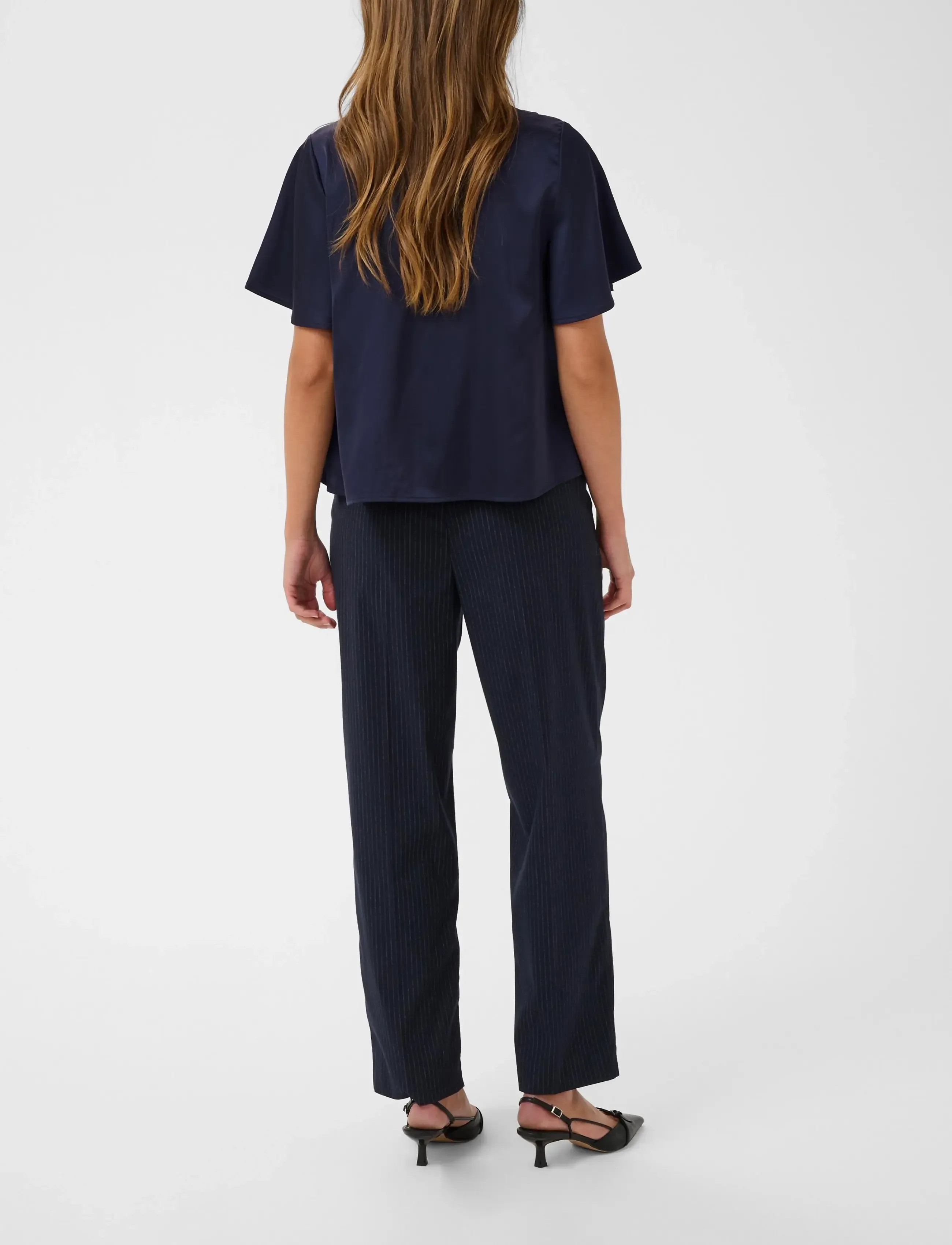 Saint Tropez - LodisaSZ SS Blouse - kortärmade blusar - night sky - 3