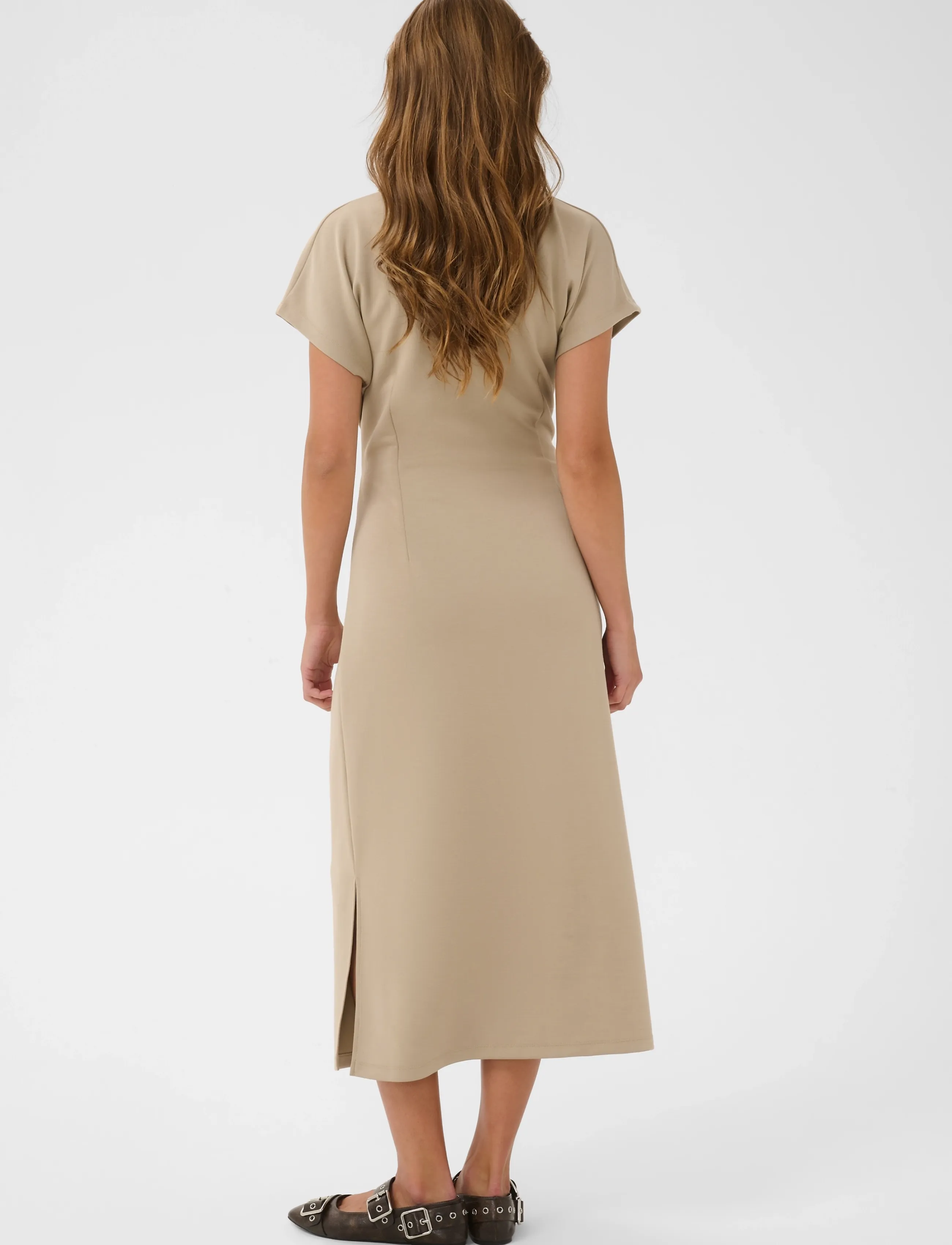 Saint Tropez - TheoSZ Dress - midi kjoler - weathered teak - 3