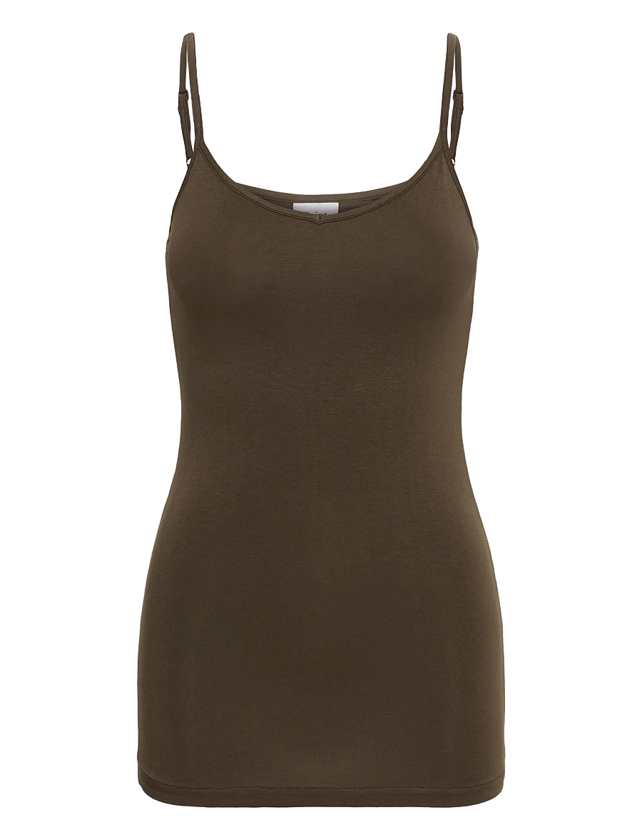 Saint Tropez - ViggaSZ Tanktop - tanktops - chocolate brown - 0