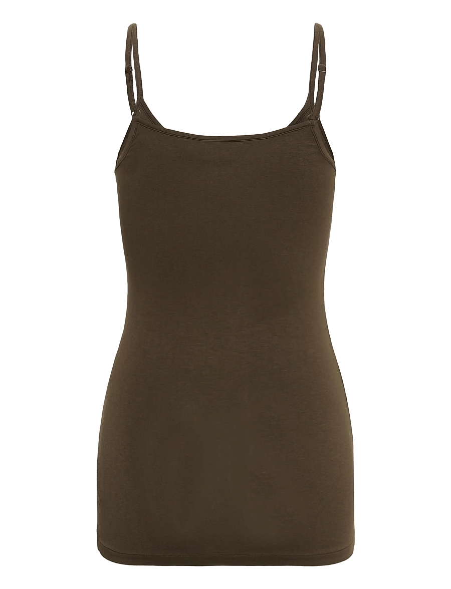 Saint Tropez - ViggaSZ Tanktop - linnen - chocolate brown - 2