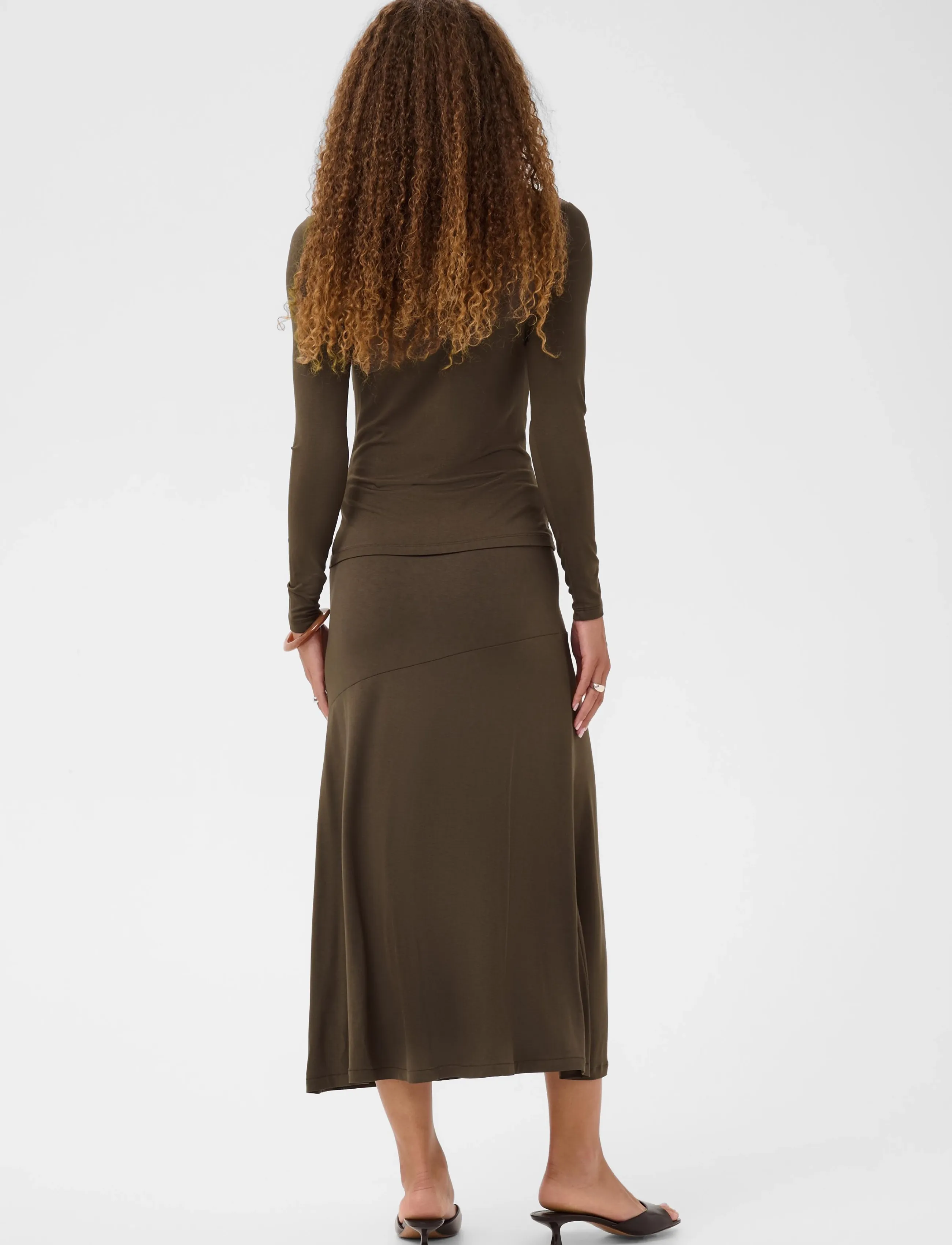 Saint Tropez - ViggaSZ Skirt - autumn savings - chocolate brown - 3