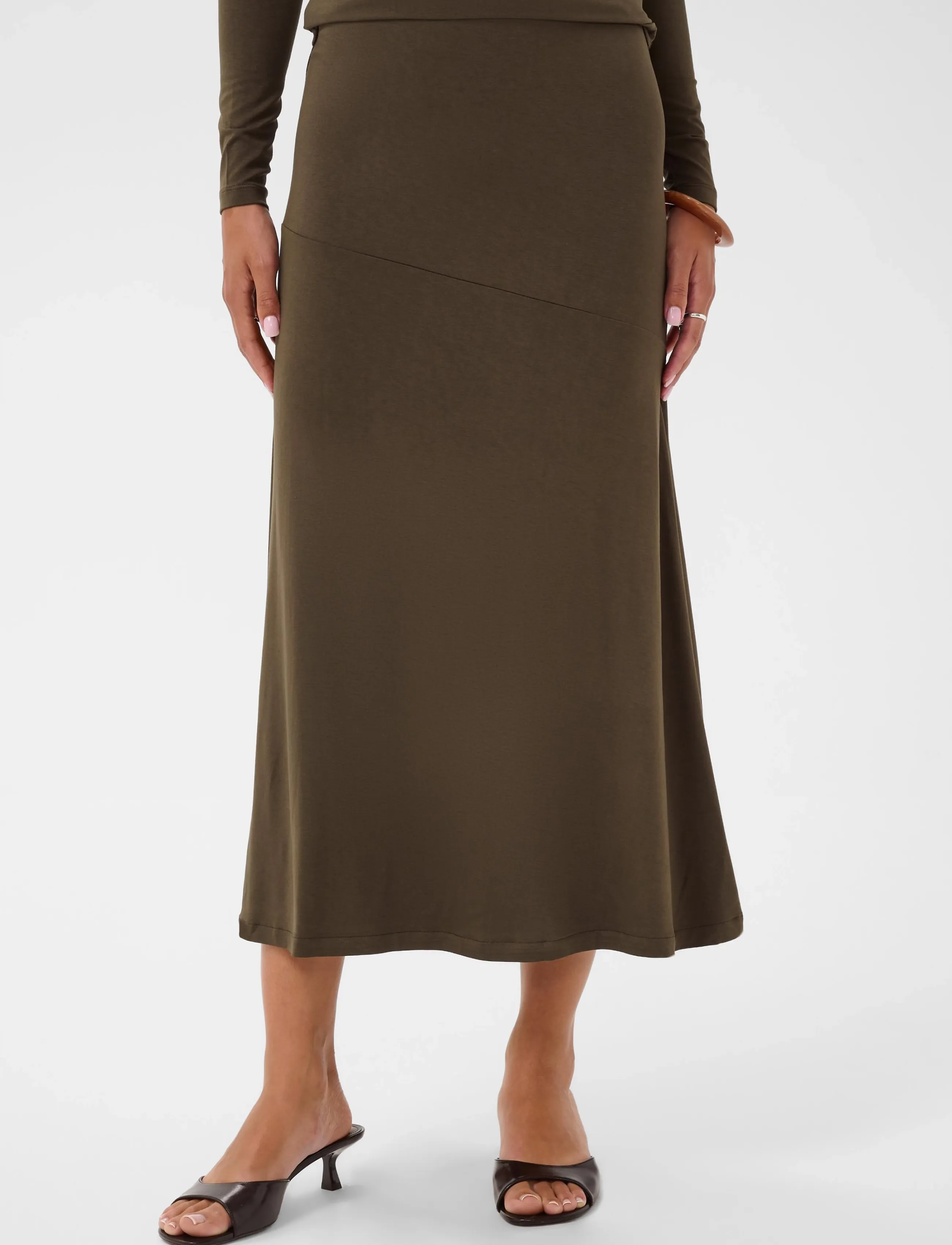 Saint Tropez - ViggaSZ Skirt - autumn savings - chocolate brown - 4