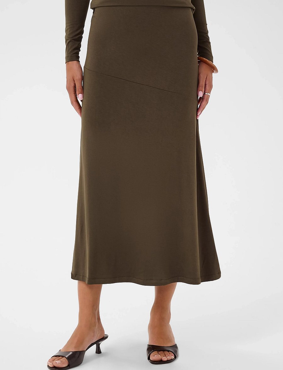 Saint Tropez - ViggaSZ Skirt - midi kjolar - chocolate brown - 4