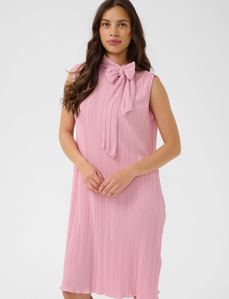 Saint Tropez - ZuniSZ SS Bow Dress - kurze kleider - pink nectar - 0
